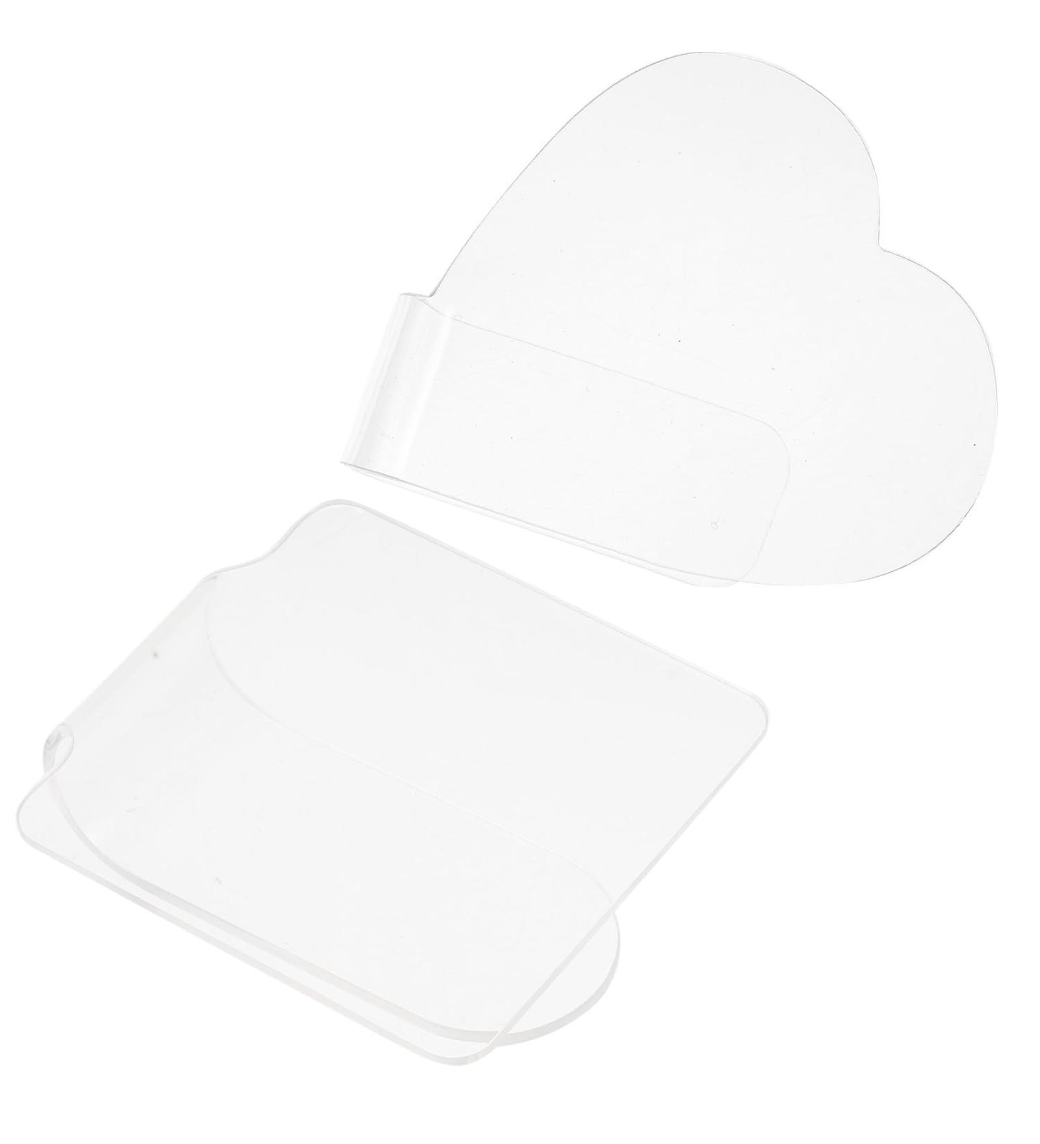 VILLCASE Palettes de Maquillage Transparentes 2 Pi ces pour Eyeliner et Fards Paupi res Plateaux Portables pour Manucure et Nail Art Outil Pratique pour Maquillage Professionnel - Buy Online on GoSupps.com