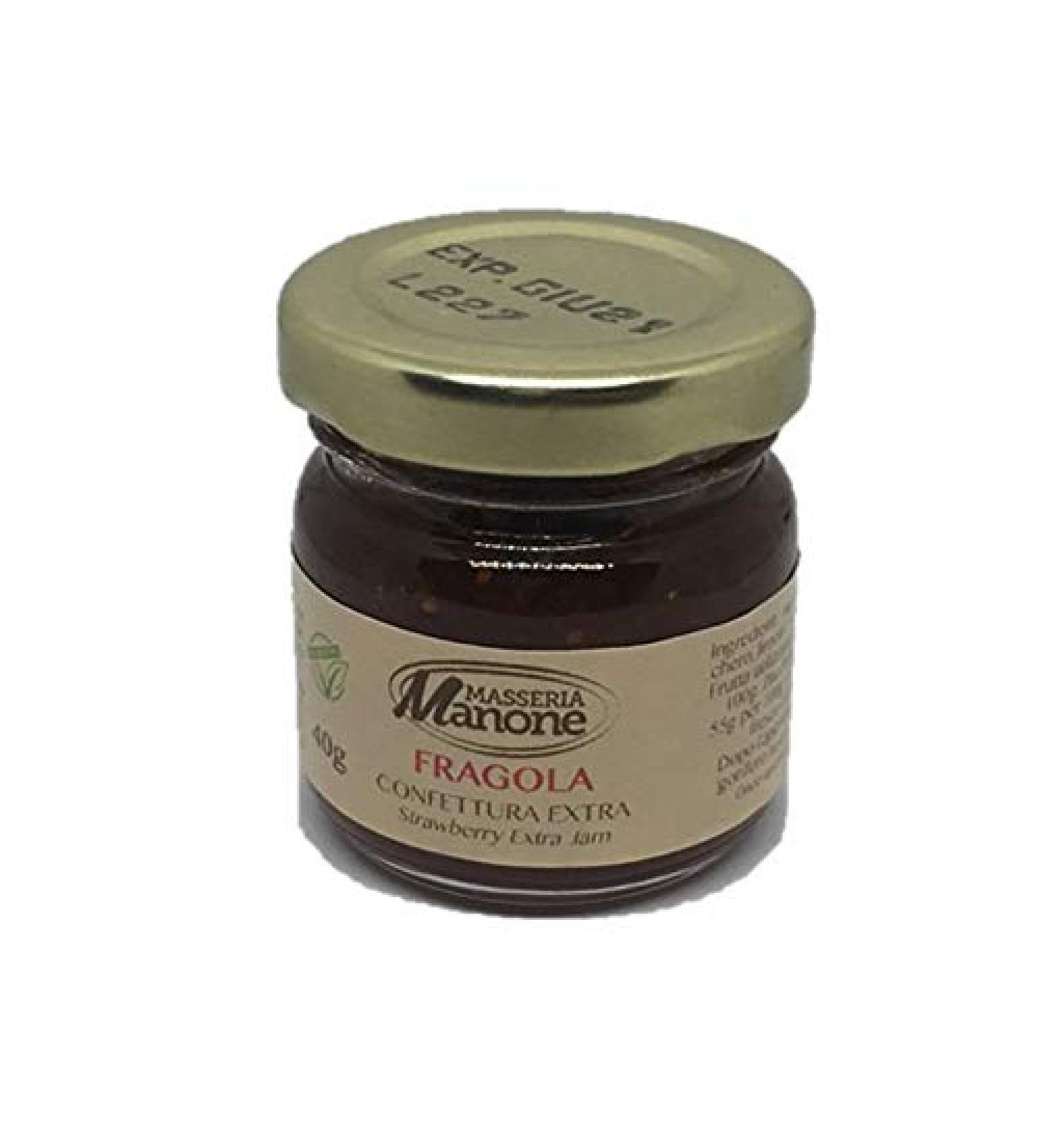 Extra strawberry jam 40 Gr.