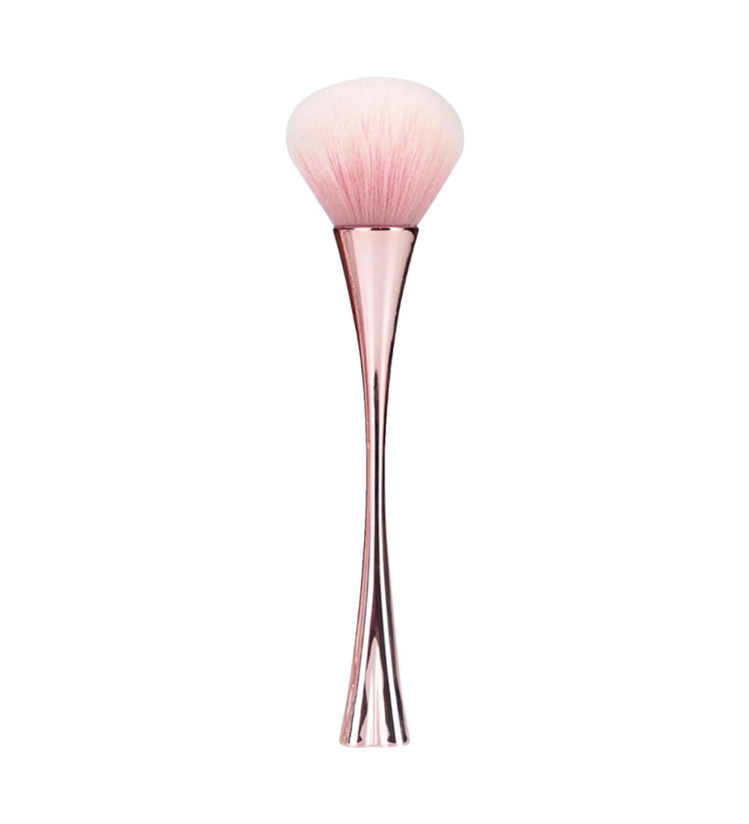Face Makeup Brushes | Blush Makeup Brush for Loose Powder - Powder Foundation Brush Cosmetic Brushes for Complete Coverage and Prefect Finish Standing four-leaf clover makeup brush gold + PVC - Buy Online on GoSupps.com