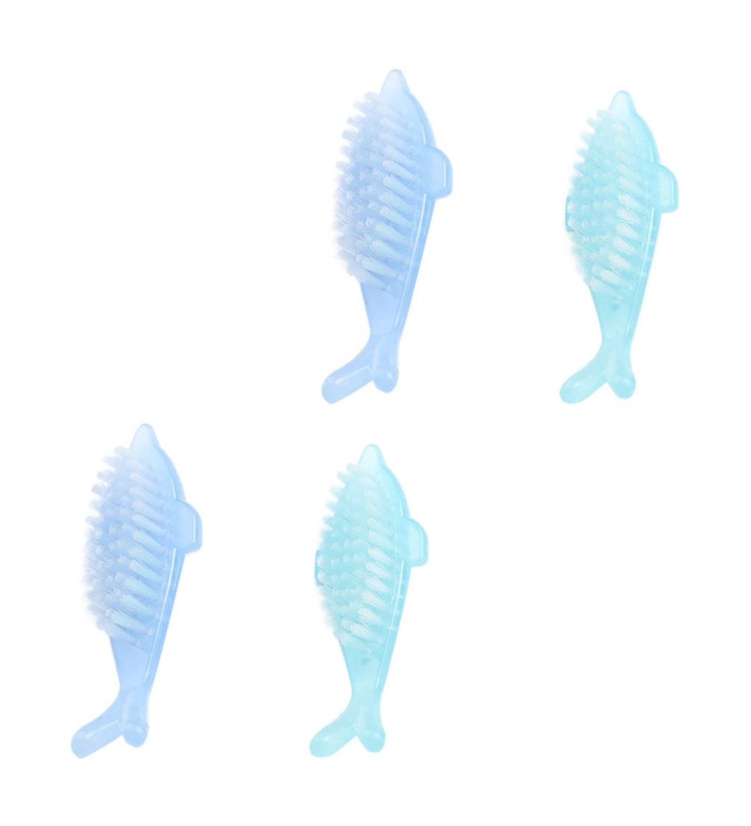 Minkissy 4PC Nail Brush Set - Multifunctional Manicure & Pedicure Tools for Perfect Fingernail Care - Buy Online on GoSupps.com