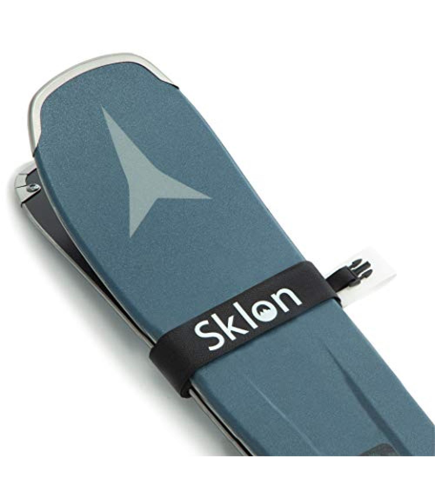 Sklon Ski Strap Fasteners - Rubber 2 Pack Carrier for Secure Ski Transport - Snap Clips for Easy Storage - Ski Accessories for Men, Women, and Kids - Buy Online on GoSupps.com