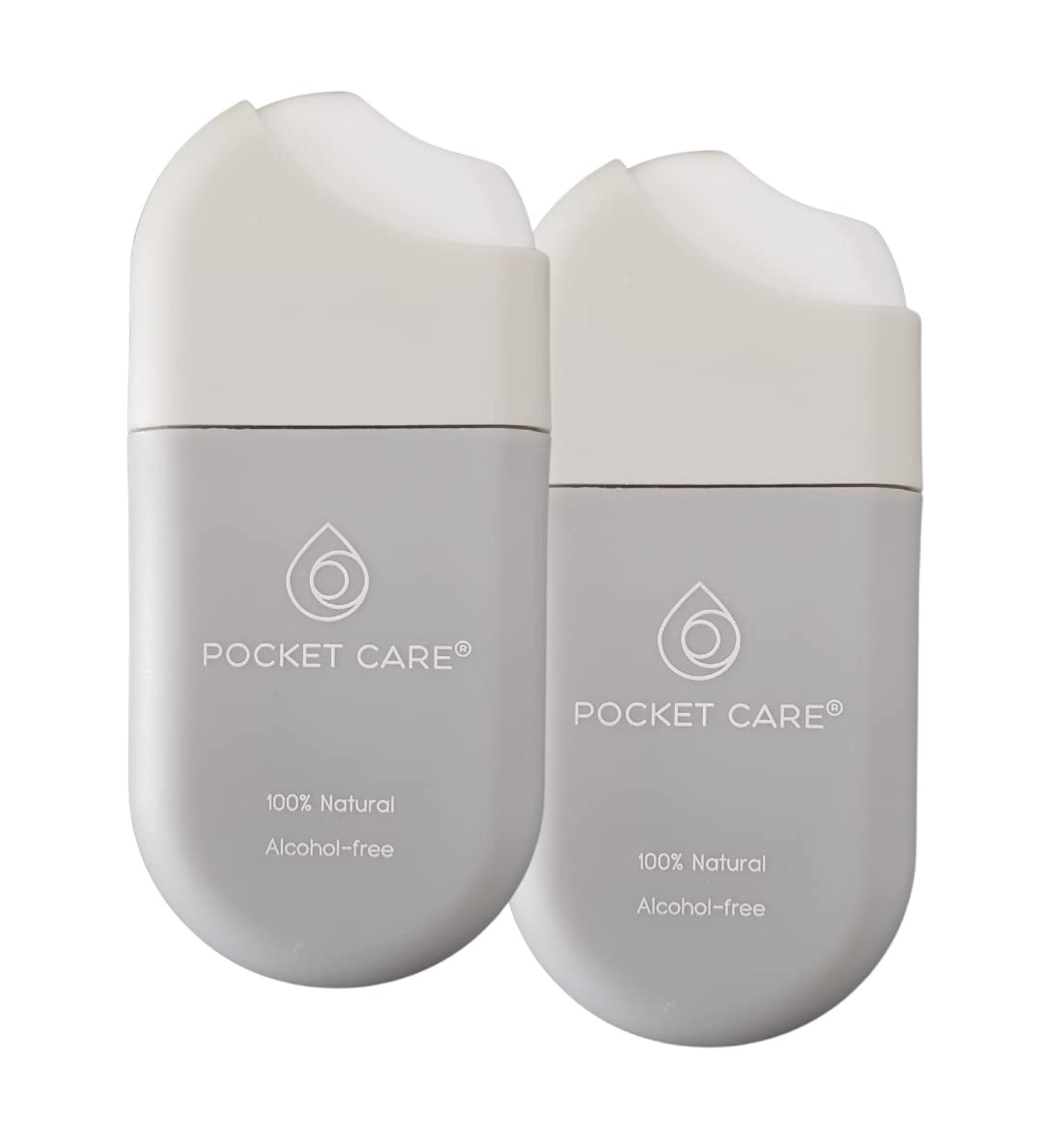 Pocket Care 2 Pack Peppermint Scented Hand Moisturizing Spray 1 Fl Oz | Organic & 100% Natural | Travel Size Hand Spray - Travel Accessories - Buy Online on GoSupps.com