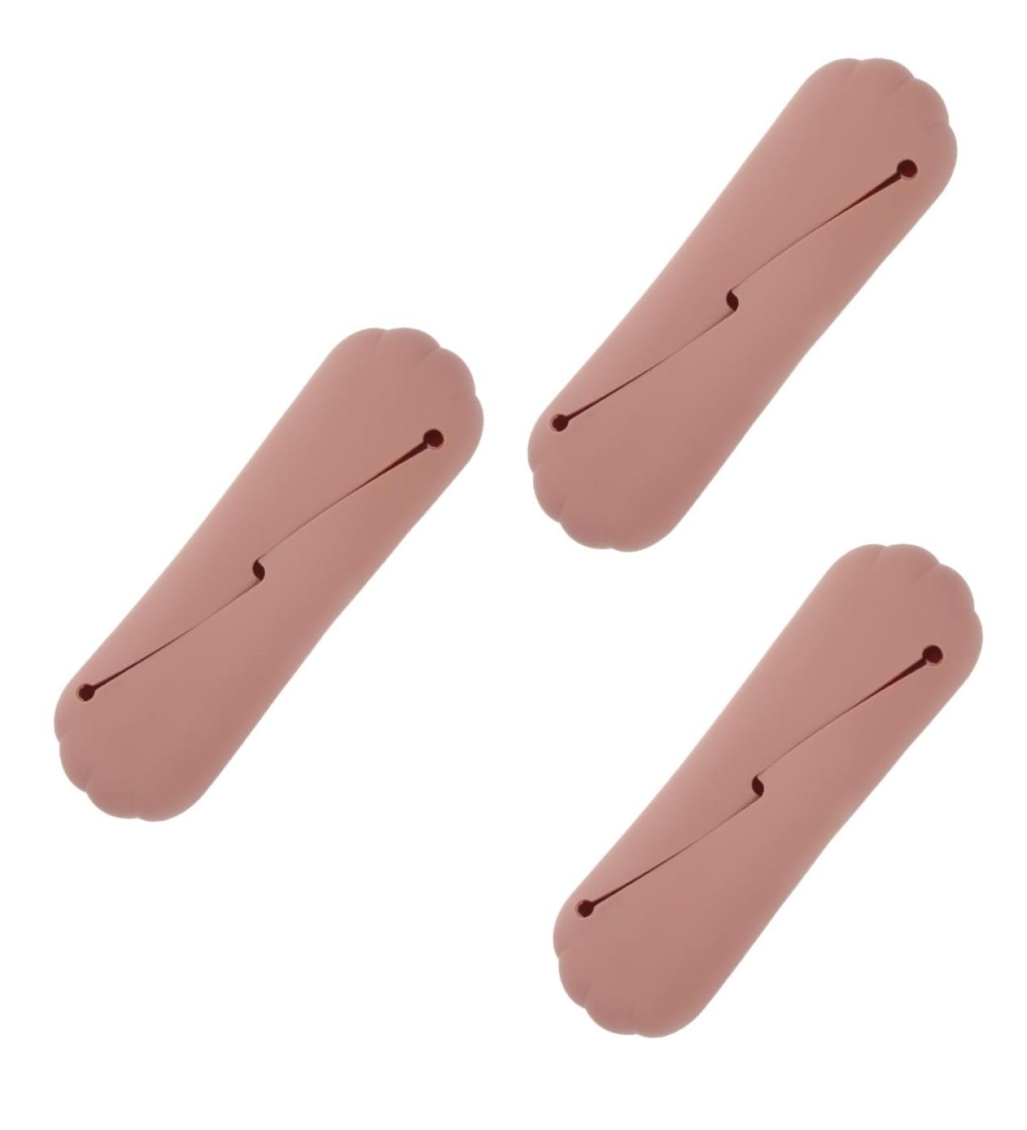 Zerodeko 3pcs Portable Silicone Eyeshadow Brush Storage Bags - Makeup Tool Holder & Organizer for Cosmetics - Buy Online on GoSupps.com