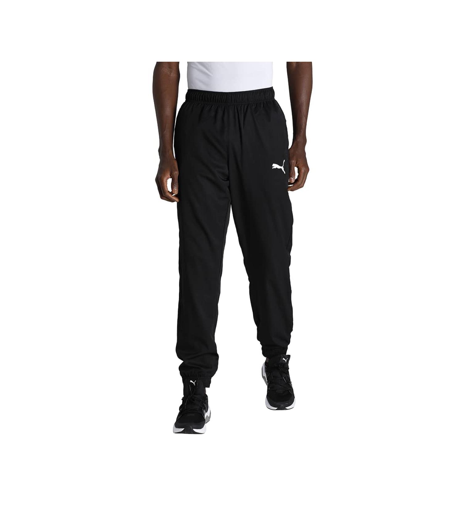 PUMA Men's Jogging Pants - Active Woven Cl L Black | International Shipping Available - Buy Online on GoSupps.com