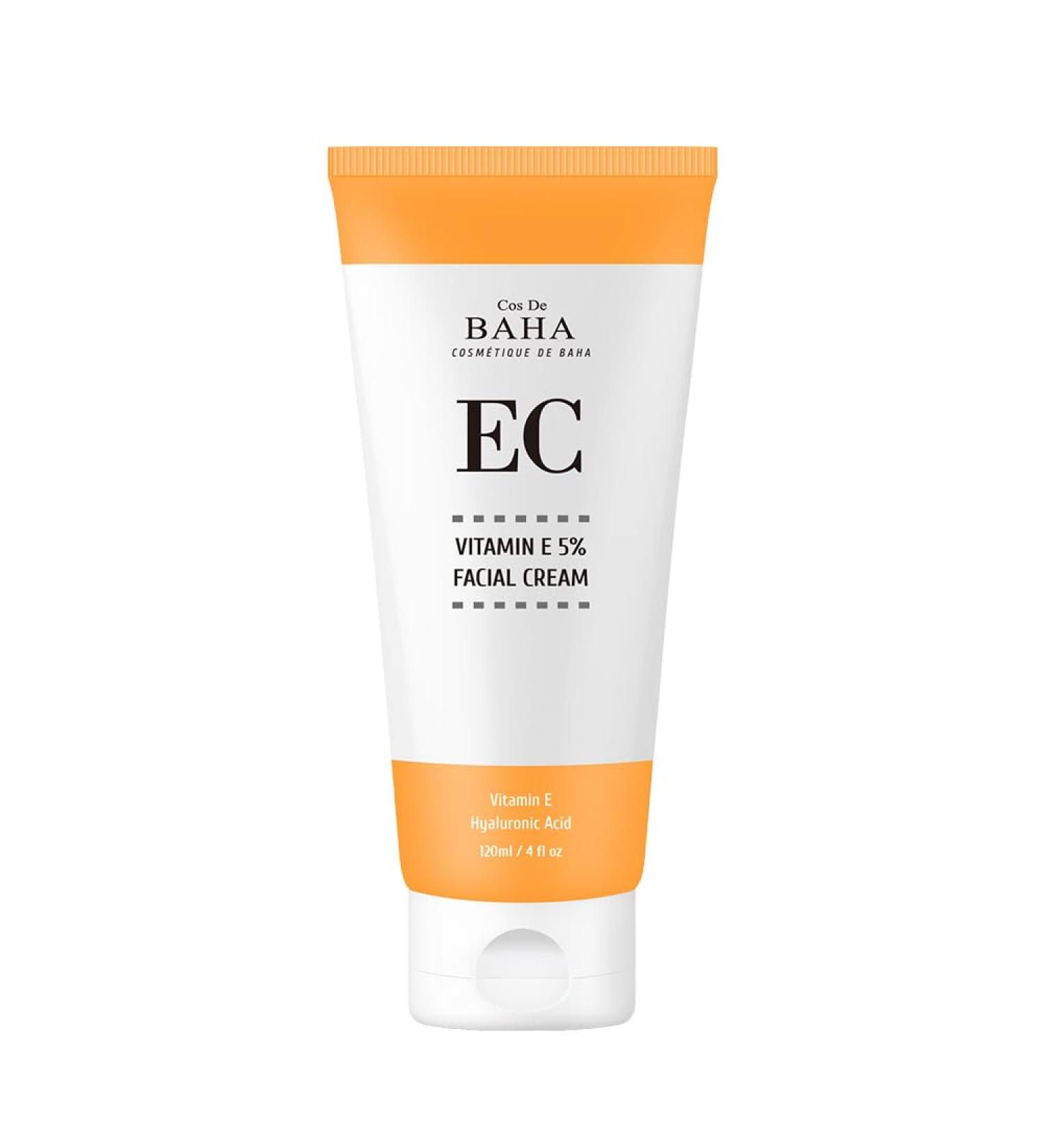 Cos De BAHA Vitamin E Facial Serum with Niacinamide - Hydrating Skin Conditioning Formula Reduces Imperfections - 1 Fl Oz (30ml - Buy Online on GoSupps.com