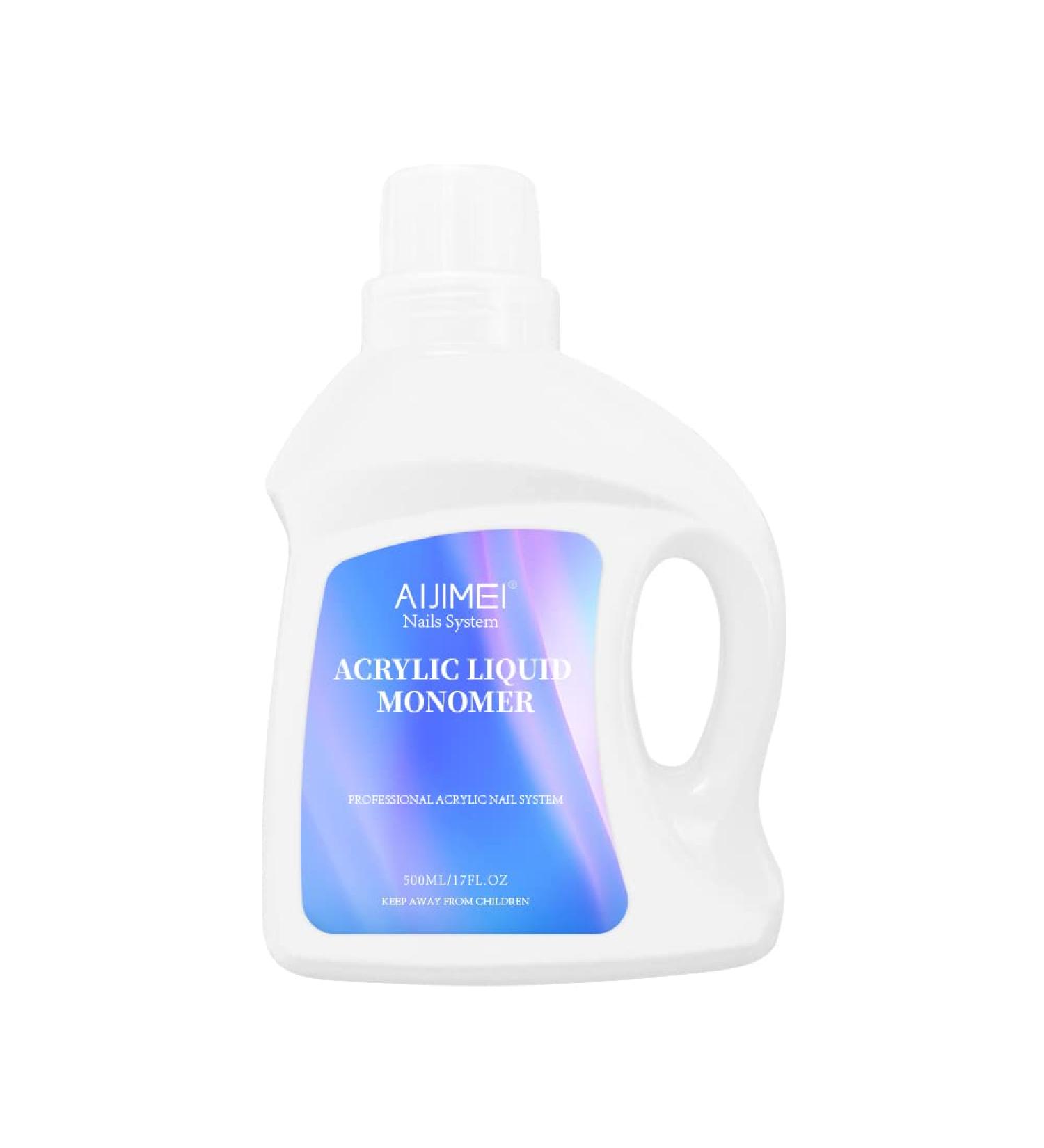 AIJIMEI Acrylic Monomer Acrylic Liquid 17OZ Acrylic Liquid Monomer 500ml For Acrylic Powder Acrylic Nail Liquid Monomer For Acrylic Nails Acrylic For Nails Powders & Liquids - Buy Online on GoSupps.com