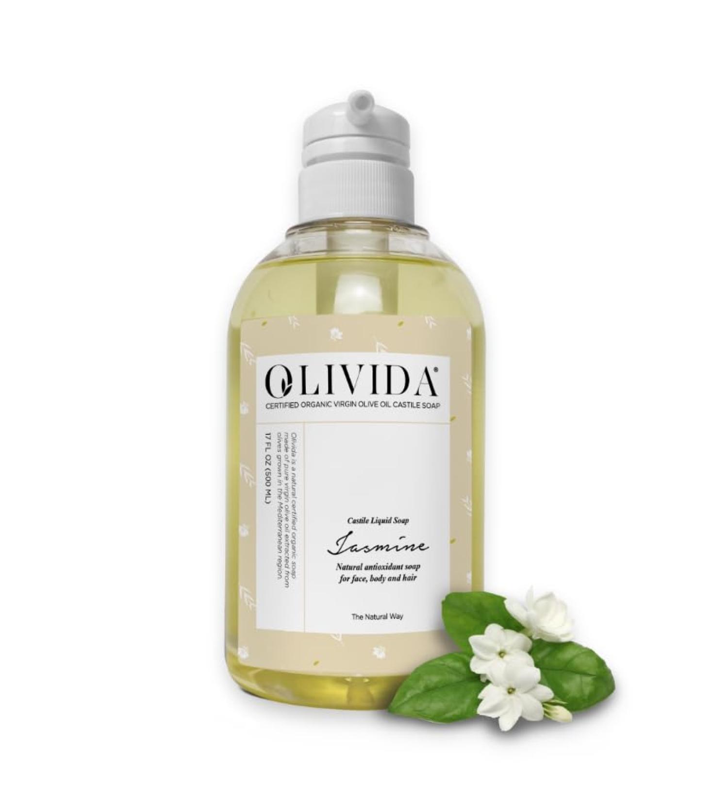 Liquid Soap for Face Body and Hair (Jasmine)