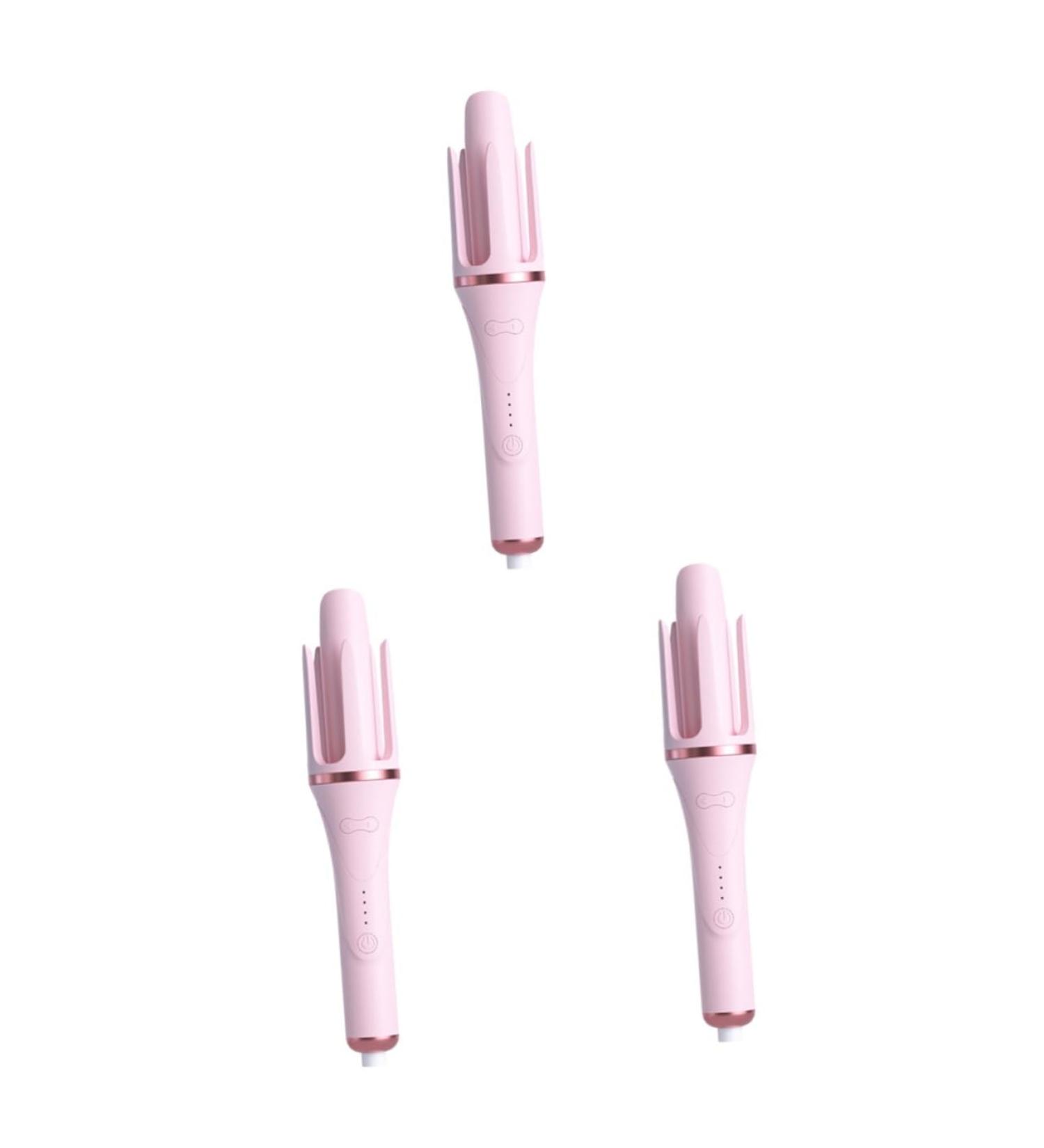 Didiseaon 3pcs Fully Automatic Hair Curling Iron Hair Curlers Tool Nylon Pink 32.50X5.50X5.50CMx3pcs Pinkx3pcs - Buy Online on GoSupps.com