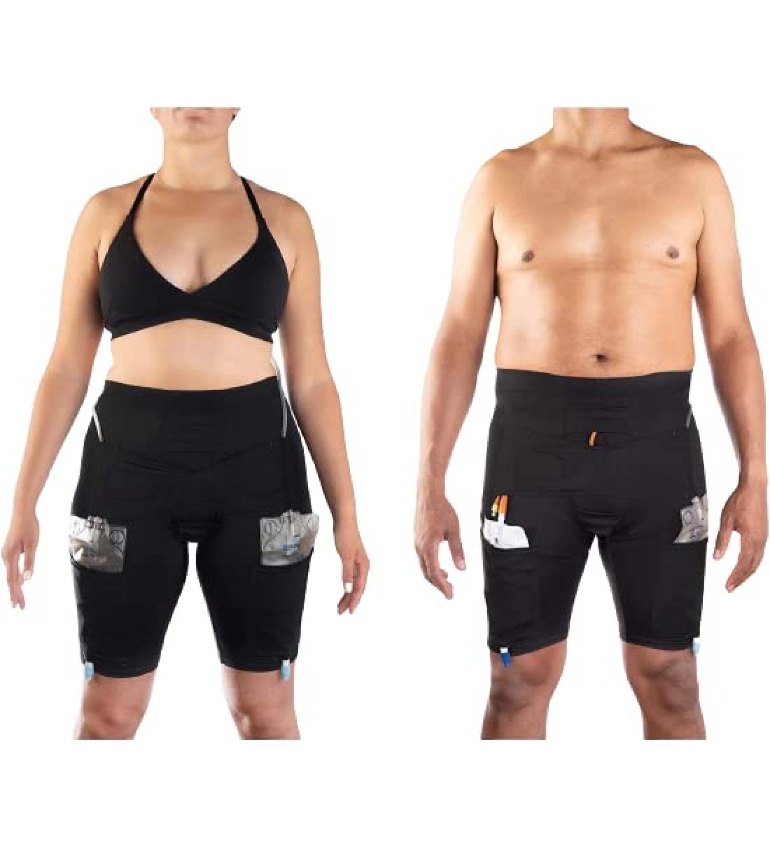 Cathwear Catheter Leg Bag Underwear | Medicare Approved Holder for Men & Women | Fits Foley Nephrostomy Suprapubic Biliary Catheters | 600ml Capacity | Black | Large (1 Pair - Buy Online on GoSupps.com