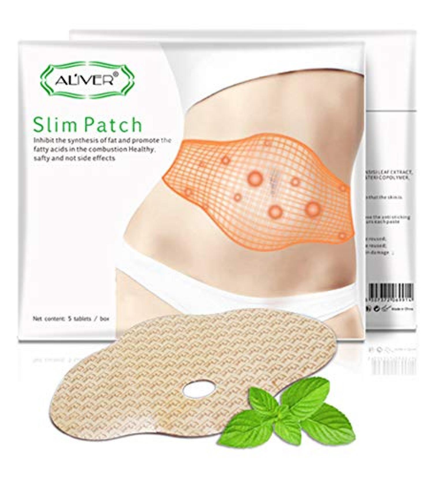 10 Piece Slim Patch Belly Fat Burner - Natural Body Wrap for Weight Loss and Cellulite Removal - Buy Online on GoSupps.com