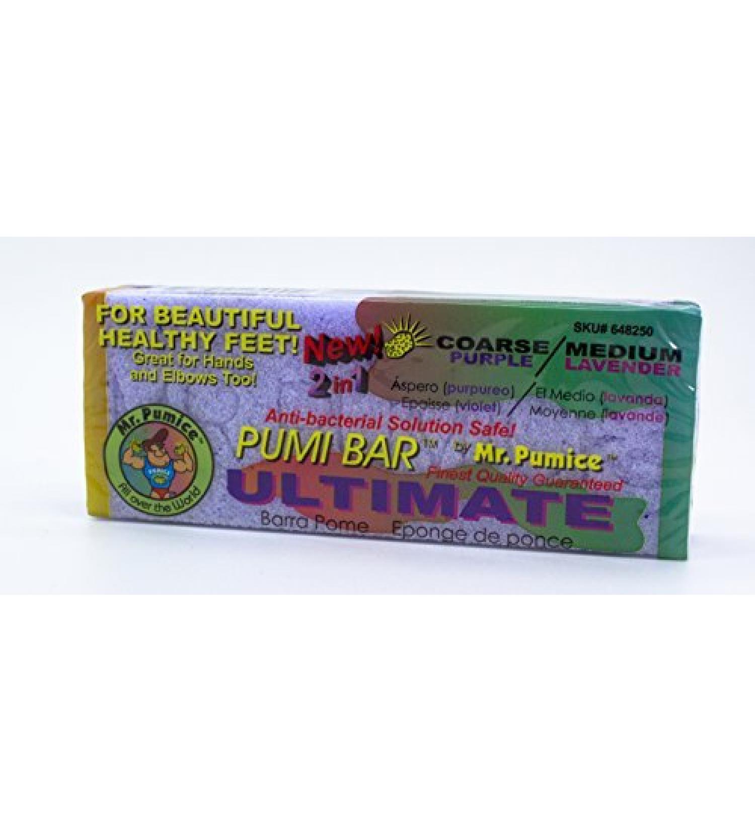 Mr. Pumice Ultimate Pumi Bar (4 Pack) - Dual-Grit Callus Remover for Smooth Feet & Heels - Buy Online on GoSupps.com