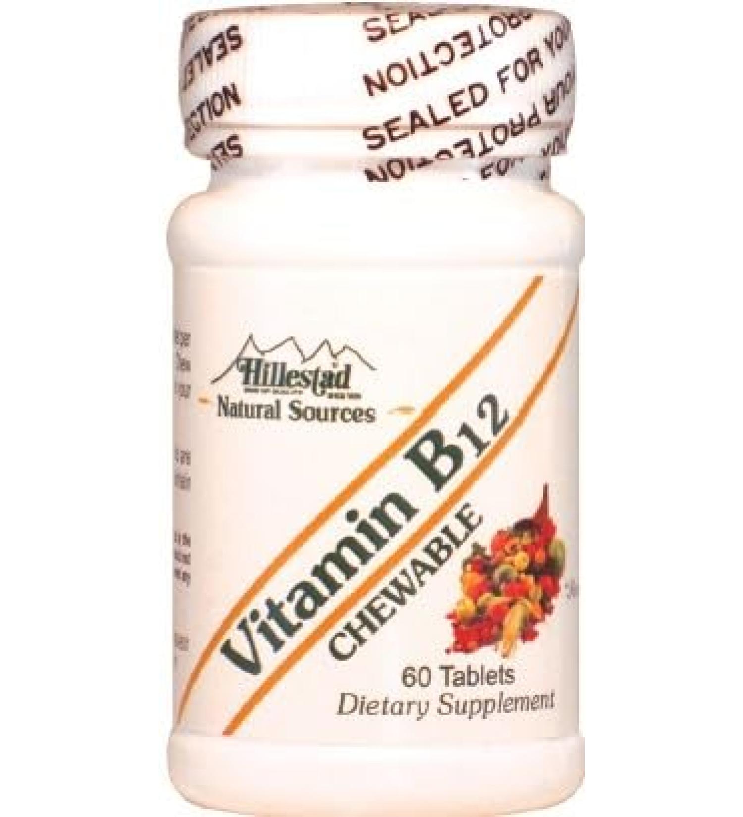Dialyvite Hillestad Pharmaceuticals - Vitamin B12 Chewable - 60 Chewable Wafers