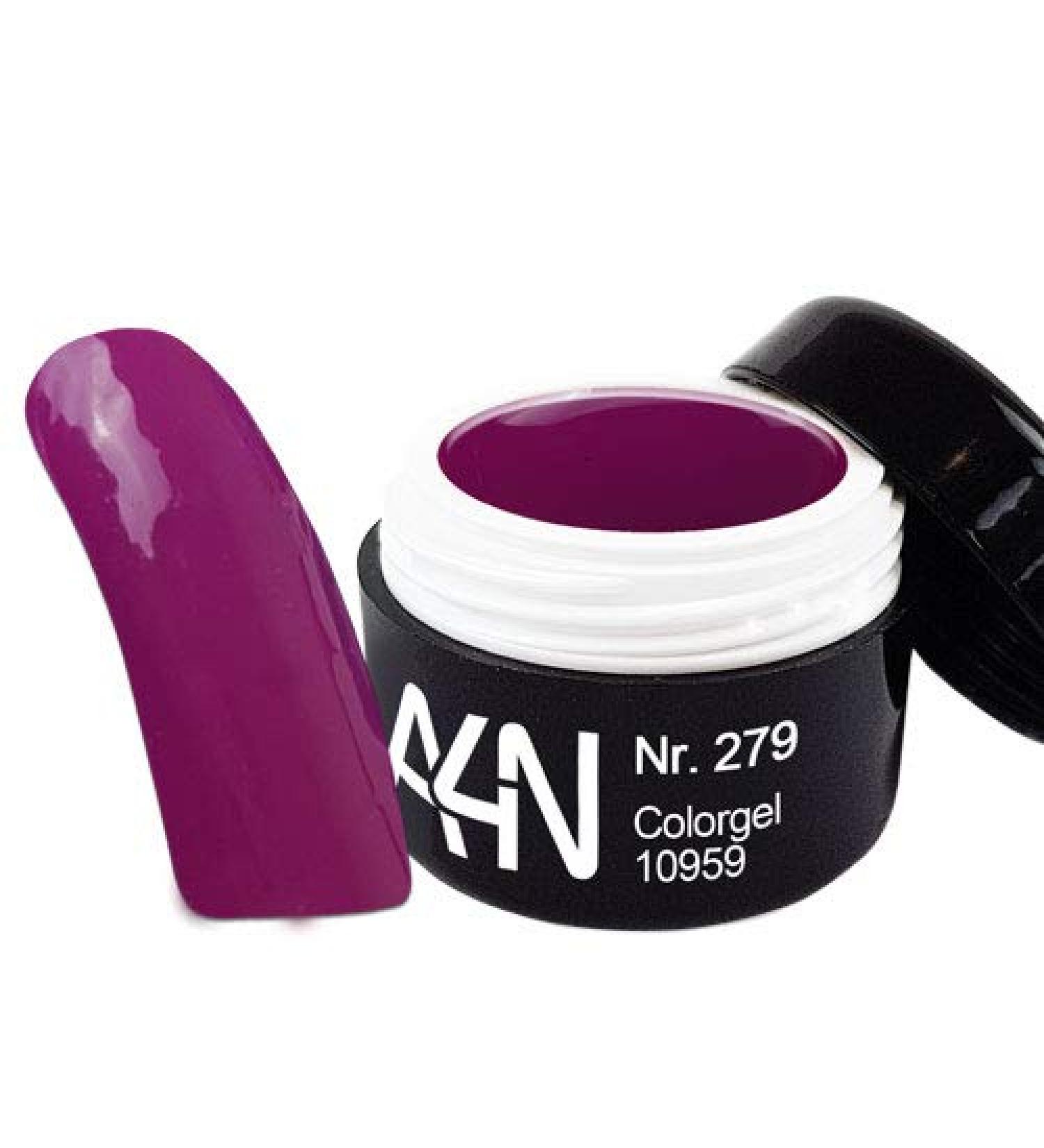 UV-LED Colorgel Jam trend color purple No. 279 suitable for painting French or full cover.