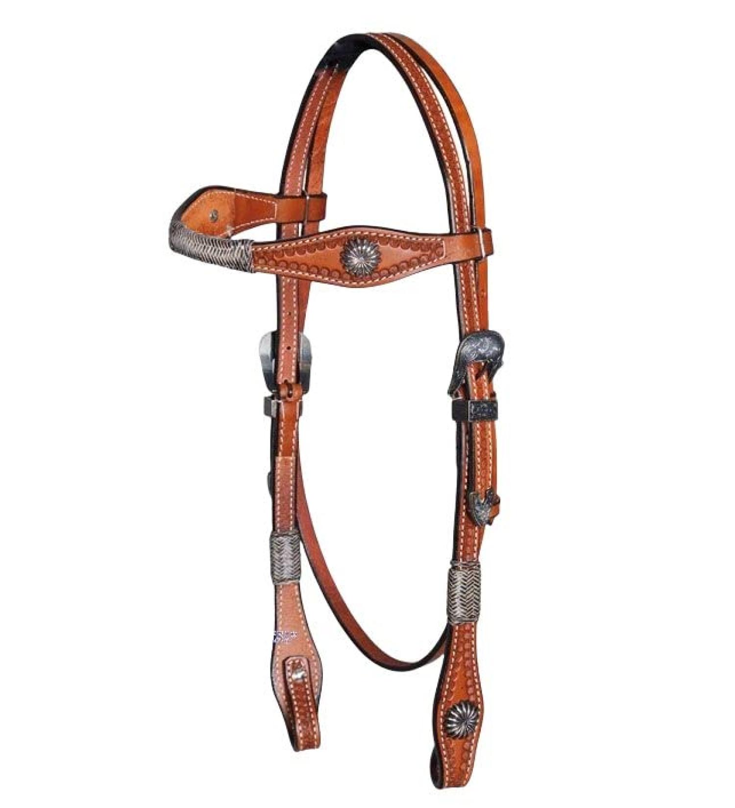 ProLine Western Bridle Coldblood Rawhide Braided