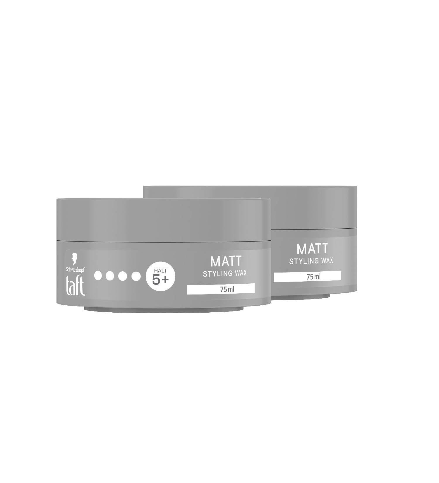 Schwarzkopf Tafe Styling Wax Matt - Vegan Hair Wax (150ml 2 Pack) for Long-Lasting Hold & Matte Finish | International Shipping - Buy Online on GoSupps.com