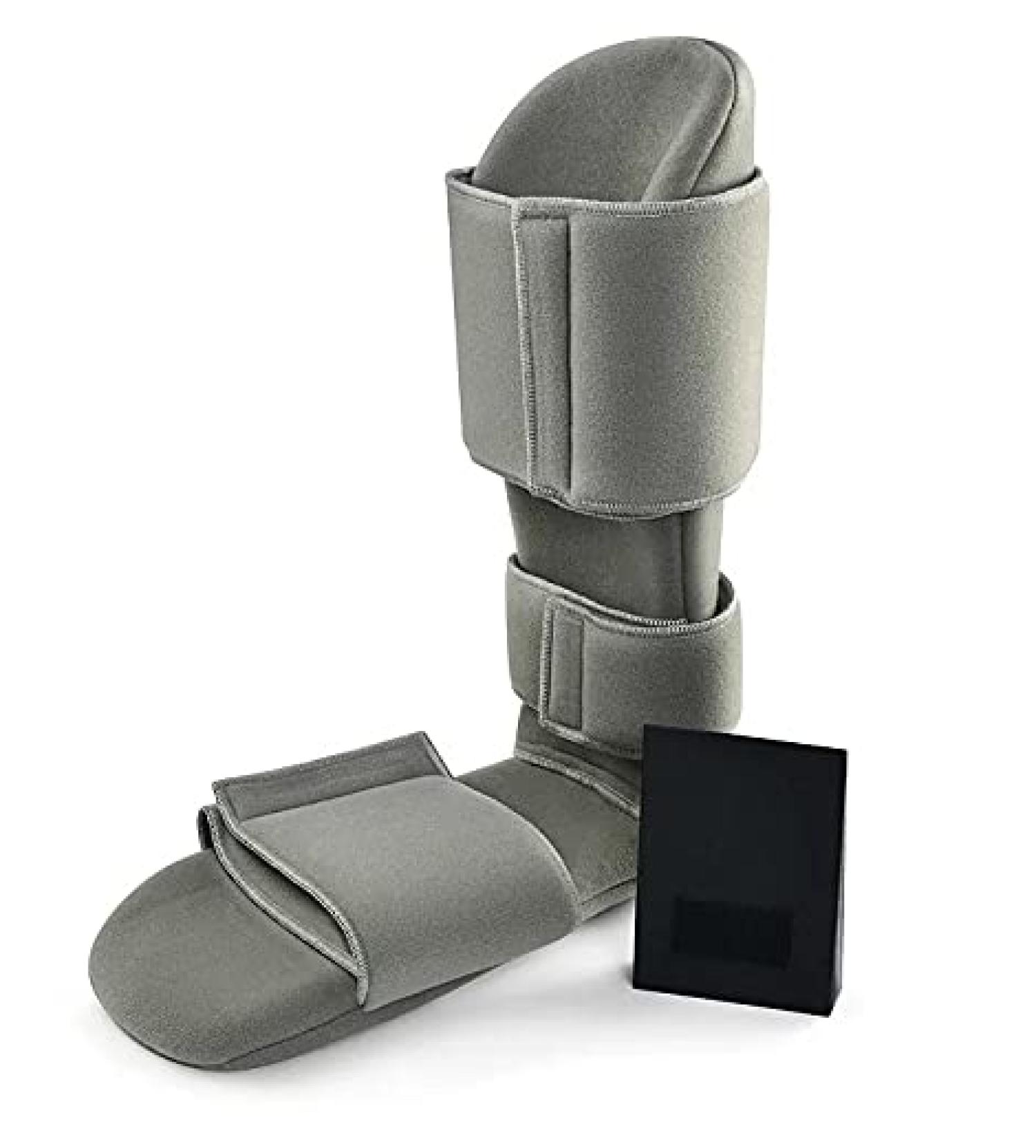 BraceOn 90 Degree Night Splint for Plantar Fasciitis & Achilles Pain Relief - Medium Size - Buy Online on GoSupps.com