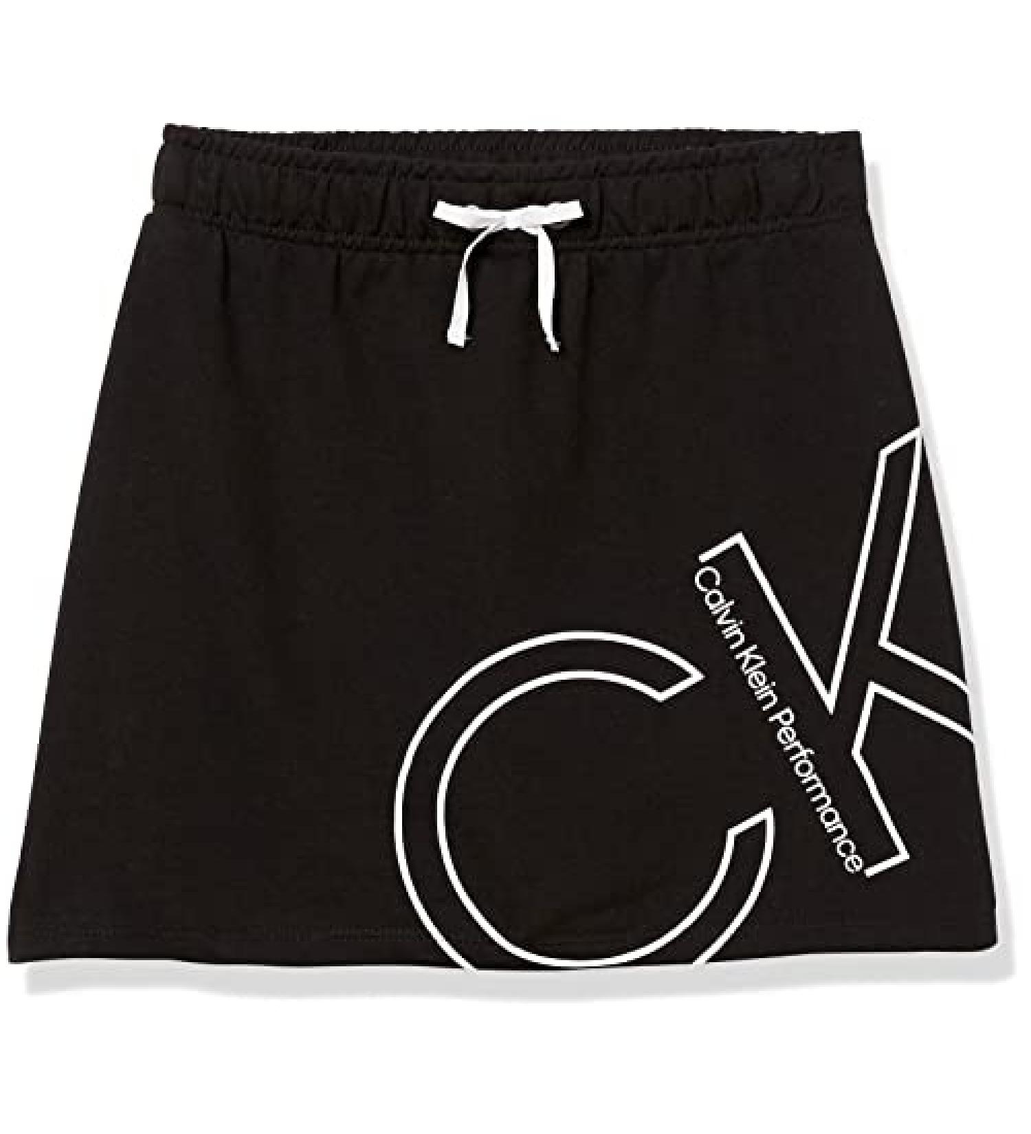 Calvin Klein Girls' Performance Sport Skooter Skirt - Black Outline (Size 16) - Buy Online on GoSupps.com