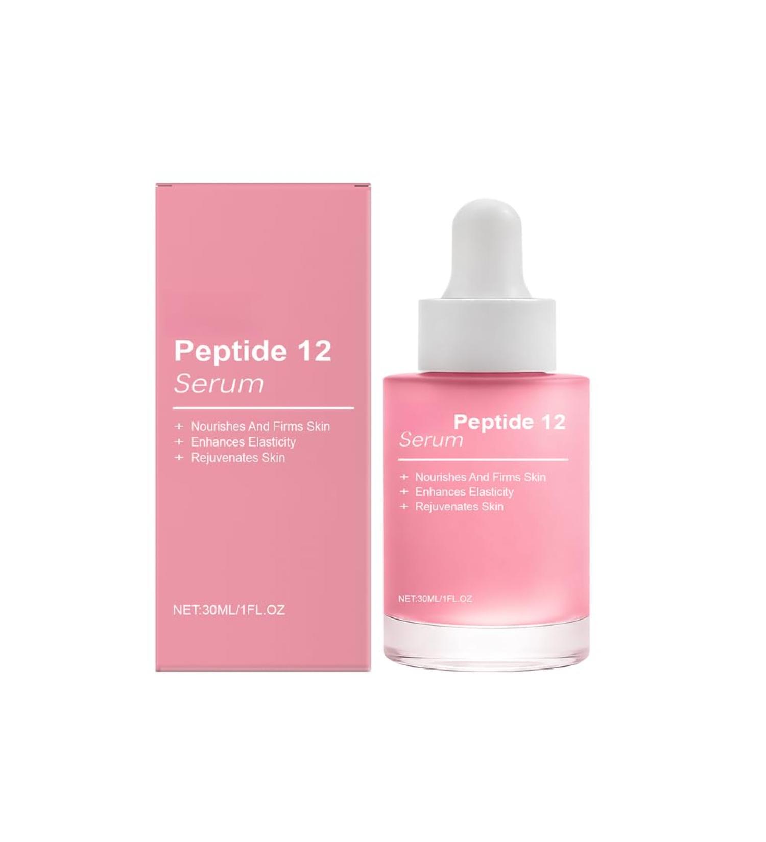 Peptide 12 Skin Firming Serum for Face with Niacinamide & Bakuchiol Anti-Aging & Hydrating Facial Treatment Boosts Radiance & Smooths Fine Lines - 1 Fl Oz 1Pcs 1 Fl Oz (Pack of 1) - Buy Online on GoSupps.com