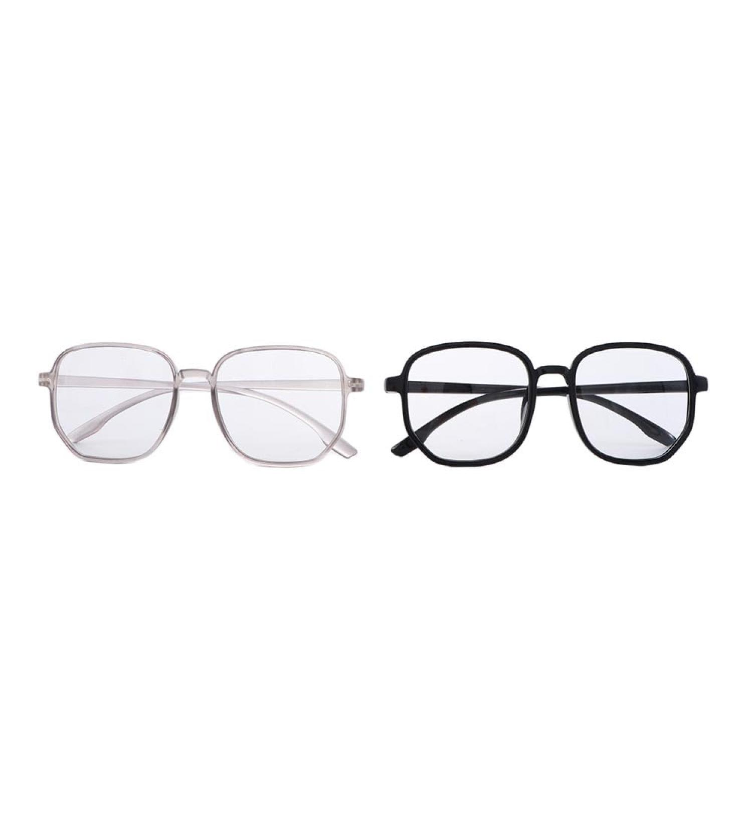 Buy Pokinge 2Pcs Oversized Square Blue Light Blocking Glasses - Trendy Fashion Eyewear for Men & Women - International Shipping Available - Buy Online on GoSupps.com