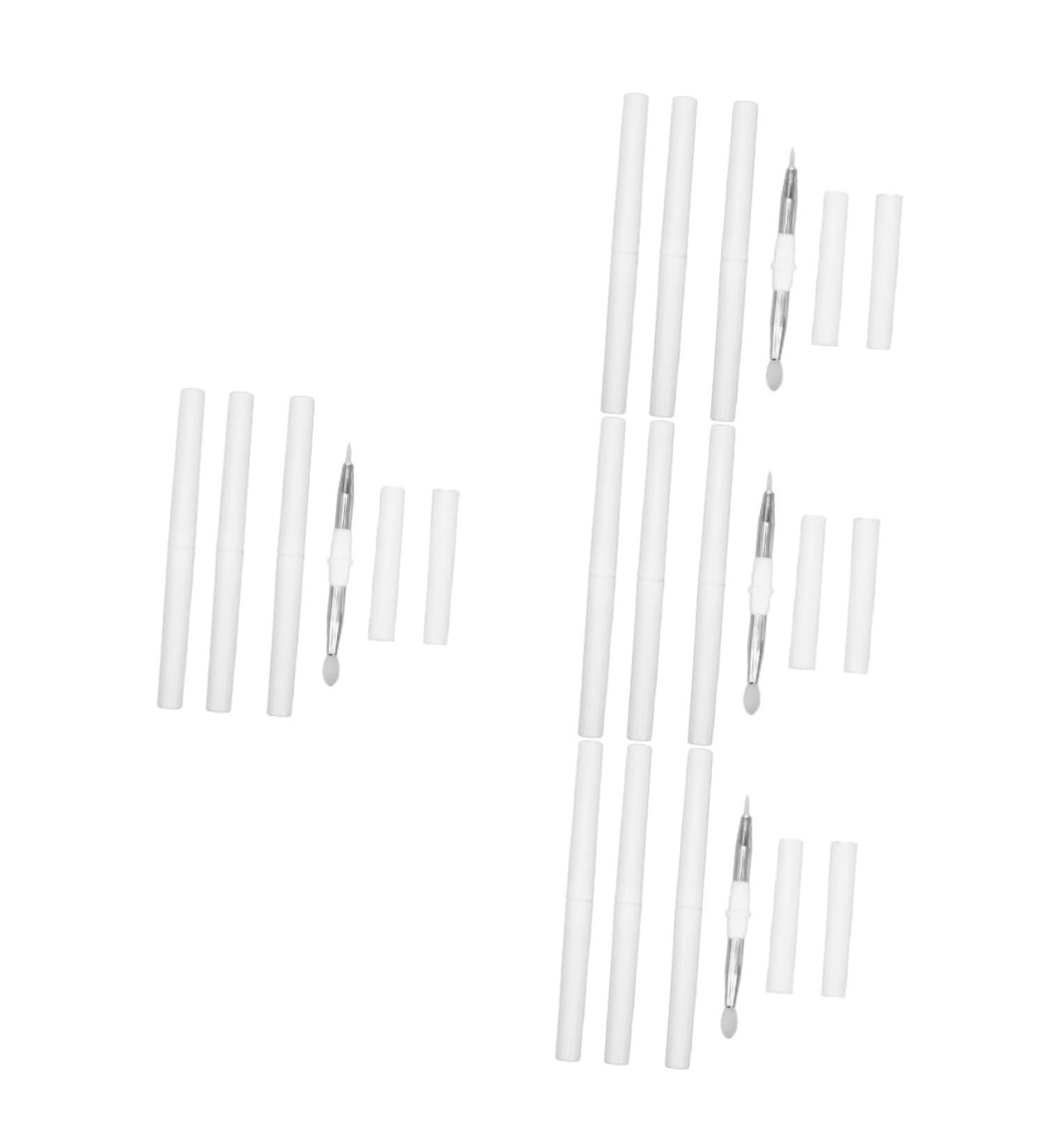 FOMIYES 16 Pcs Double-ended Silicone Liner Eye Shadows Lipstick Lip Mask Applicator Lipstick Applicator Women Makeup Tools Silicone Makeup Applicator Silicone Brush Lip Gloss 12.00X1.00X1.00CMx4pcs Whitex4pcs - Buy Online on GoSupps.com