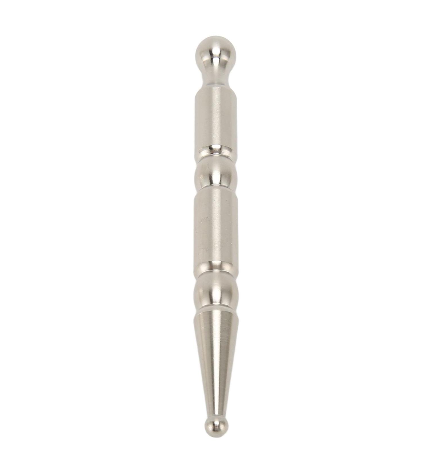Buy Robust Stainless Steel Acupuncture Pen - Ergonomic Double-Sided Massage Tool Compact & Portable for Versatile Applications - Buy Online on GoSupps.com