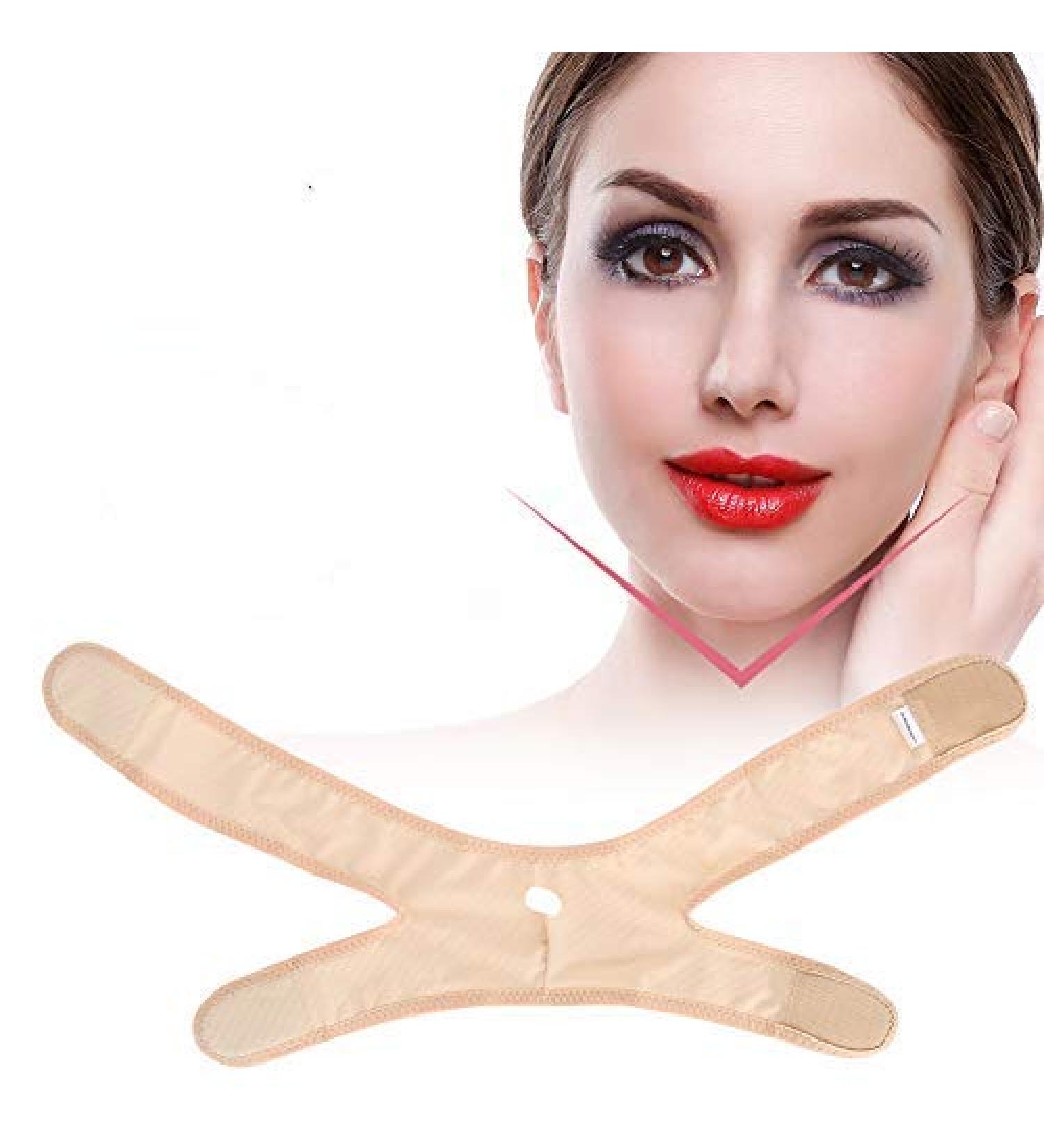 Facial Bandage & Massage Belt - V-Line Face Shaping Chin Lifting & Anti-Fold Solution | Duevin - Buy Online on GoSupps.com