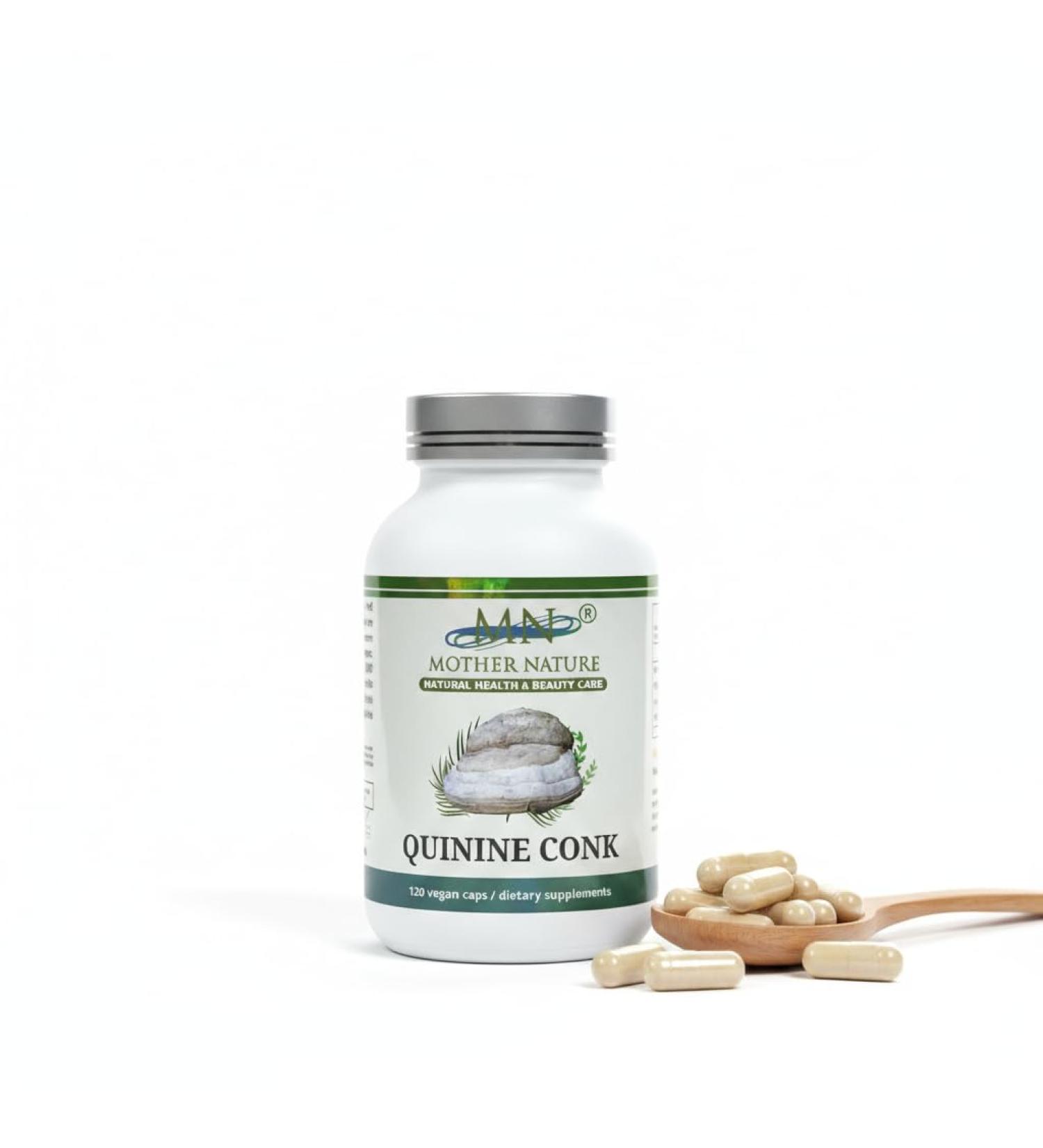 MN Mother Nature Quinine Conk (Laricifomes officinalis) Mushroom Supplement - 500mg - 120 Vegan Pullulan Capsules - 4 Month Supply - Made in USA - Buy Online on GoSupps.com
