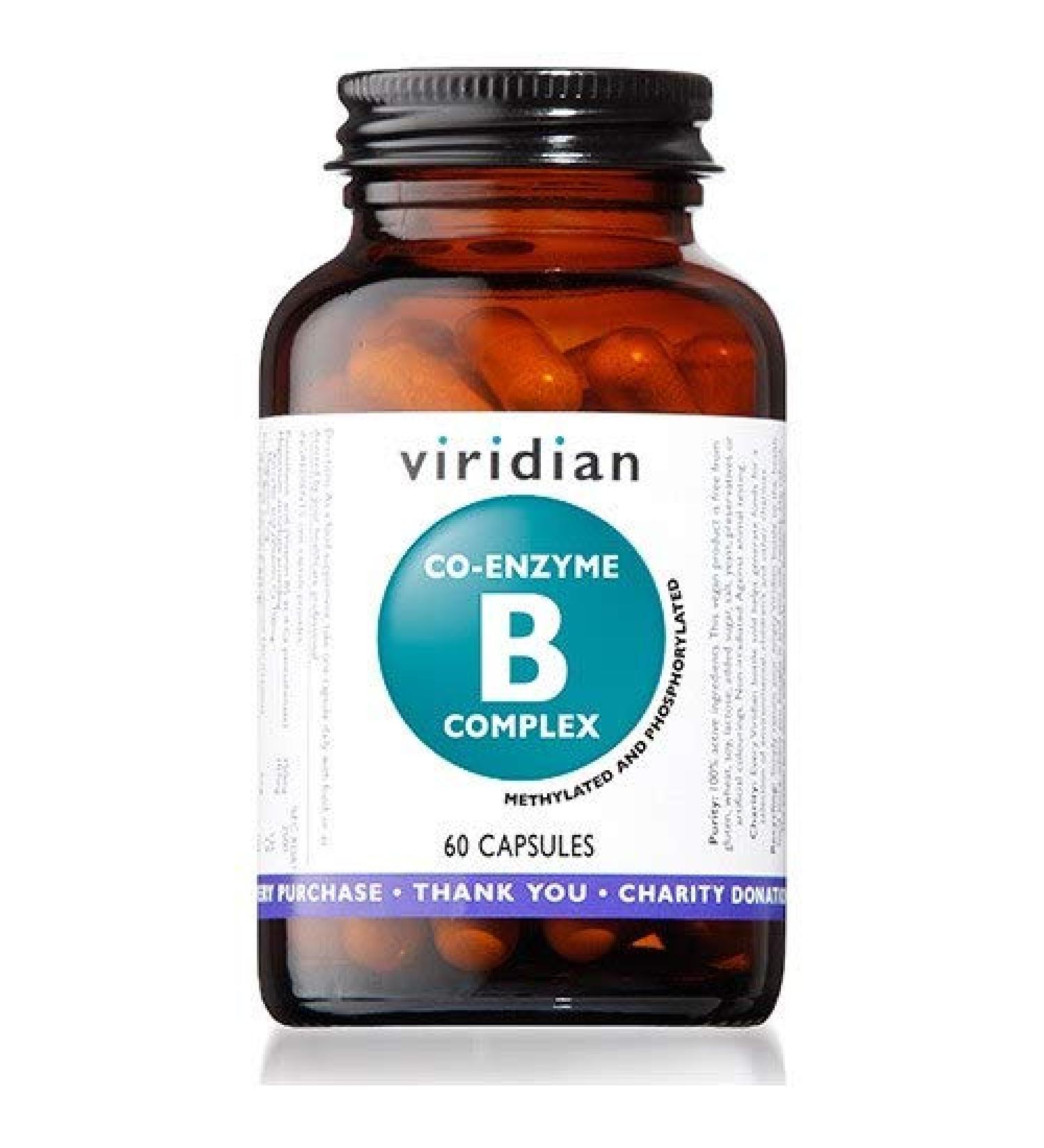 Viridian Co-Enzyme B Complex - 60 Capsules