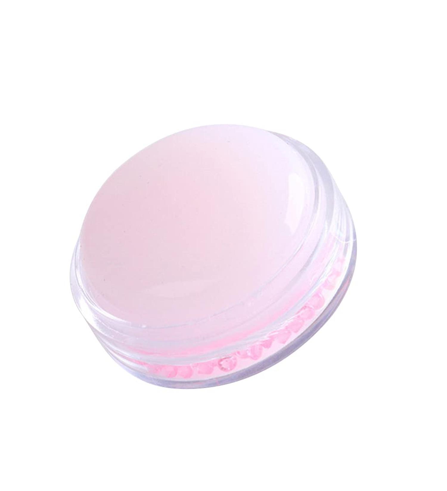 Hiraith 4.2 cm Silicone Nail Art Stamping Set with Lid and Scraper DIY French Nail Stamp Nail Stamp for Nails Stamping Varnish Kit 4.2CM Rosa - Buy Online on GoSupps.com