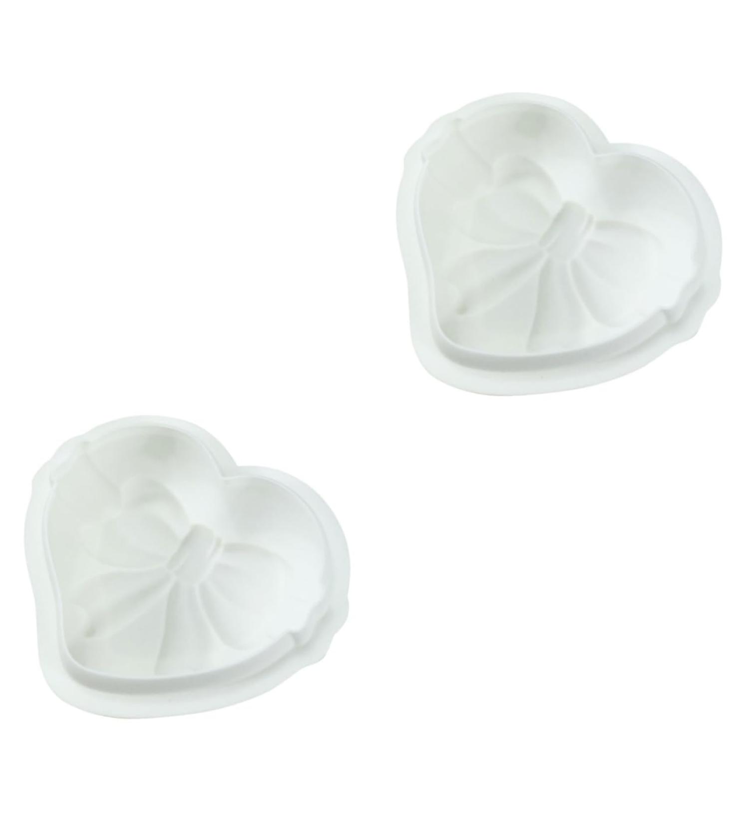 MAGICLULU 2pcs Love Mold Heart Molds Silicone Mold Mini Cake Mold Ice Cube Molds Butter Molds Breakable Heart Mold Baking Pans Silicone Candy Mold White Mousse Flower Model Silica Gel 3D - Buy Online on GoSupps.com