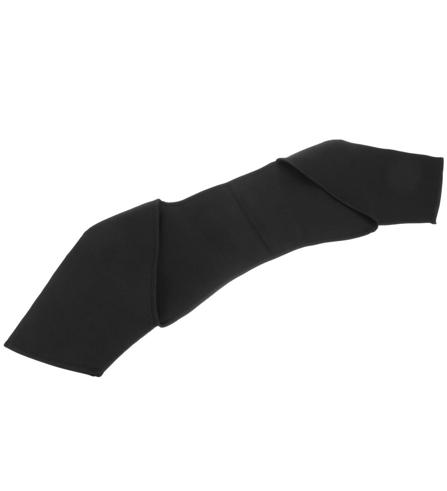 Buy Sosoport Black Basketball Shoulder Sleeve - Double Shoulder Brace Support for Outdoor Lifting | Breathable Sports Gear - Buy Online on GoSupps.com