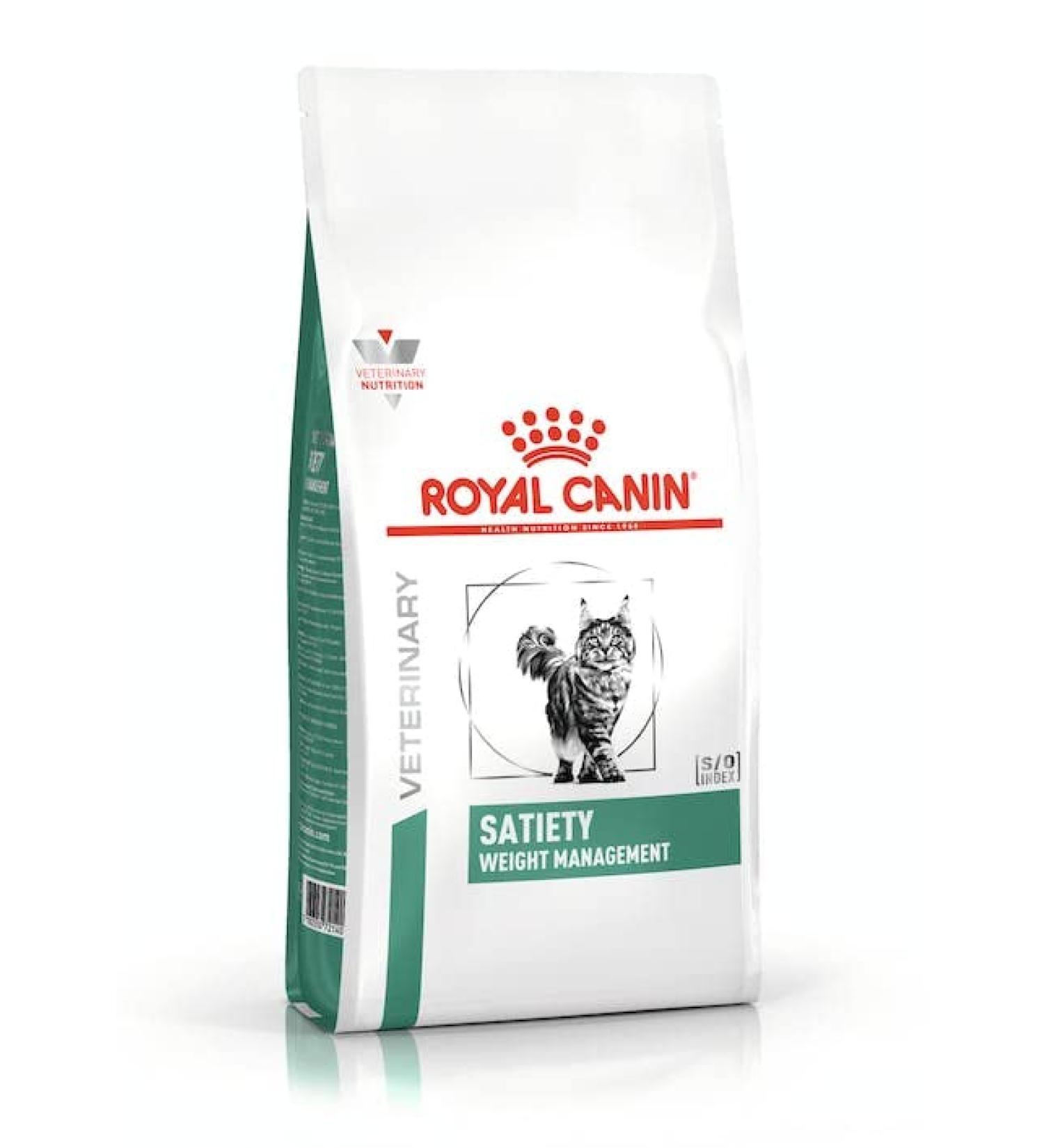 Royal Canin Veterinary Satiety Weight Management Cat Food 3.5 kg - Diet Formula for Low Energy Cats - Buy Online on GoSupps.com