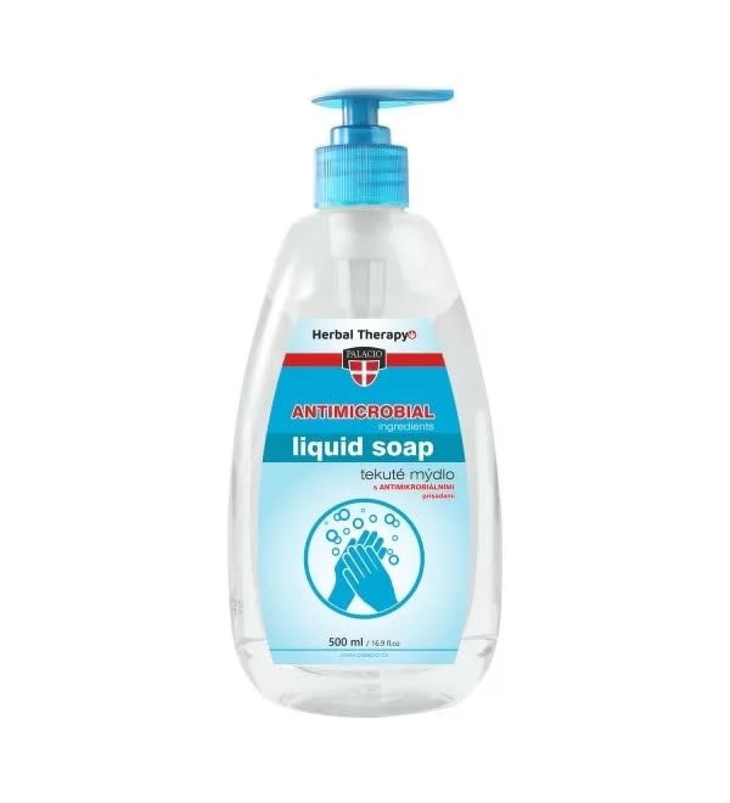 PALACIO Palacio Antibacterial and Antimicrobial Liquid Soap 500ml with Pump
