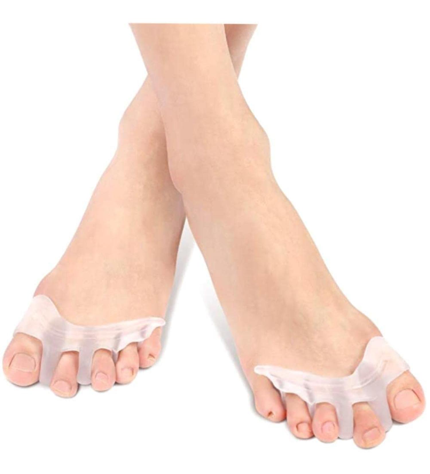 Khalery Bunion Corrector & Gel Toe Separator with Forefoot Pads - Hallux Valgus Relief for Foot Pain - Silicone Toe Spacer for Athletes, Dancers, Yoga - Buy Online on GoSupps.com