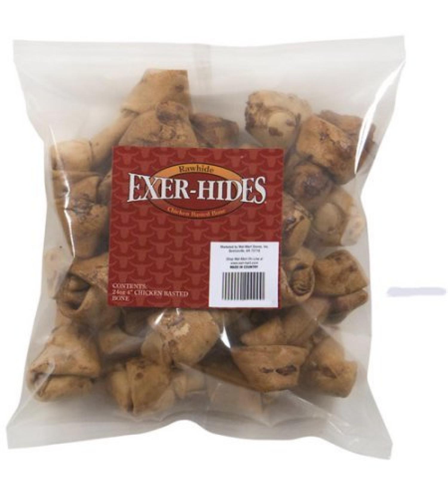 Exer-Hides Chicken Flavored Bones 24 oz Pack of 2 (48 oz Total)