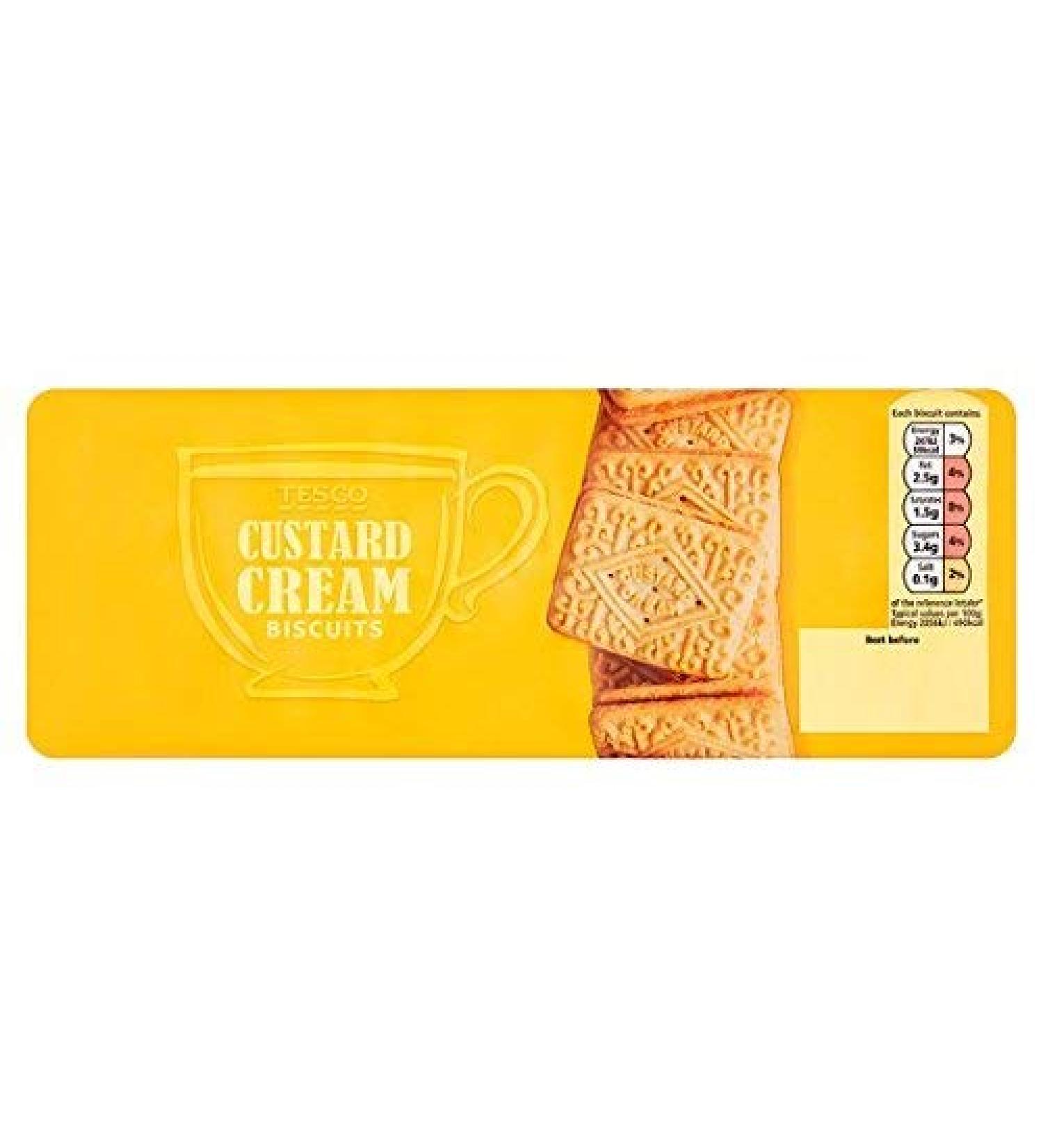Tesco Custard Cream Biscuits 400G-SET OF 3
