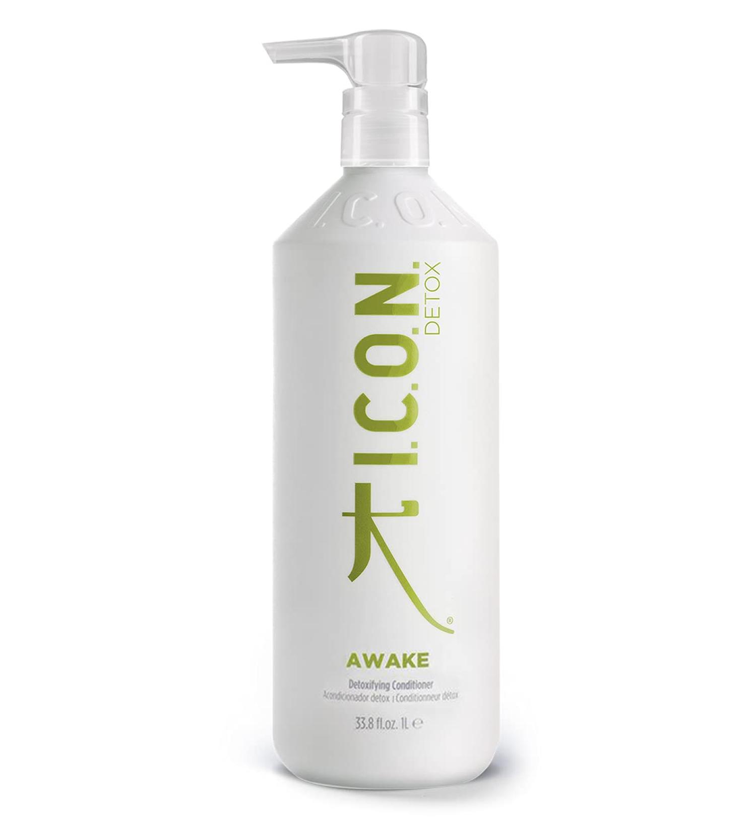 ICON AWAKE Detoxifying Conditioner 33.8oz (2 FREE Hair & Skin Care Samples)