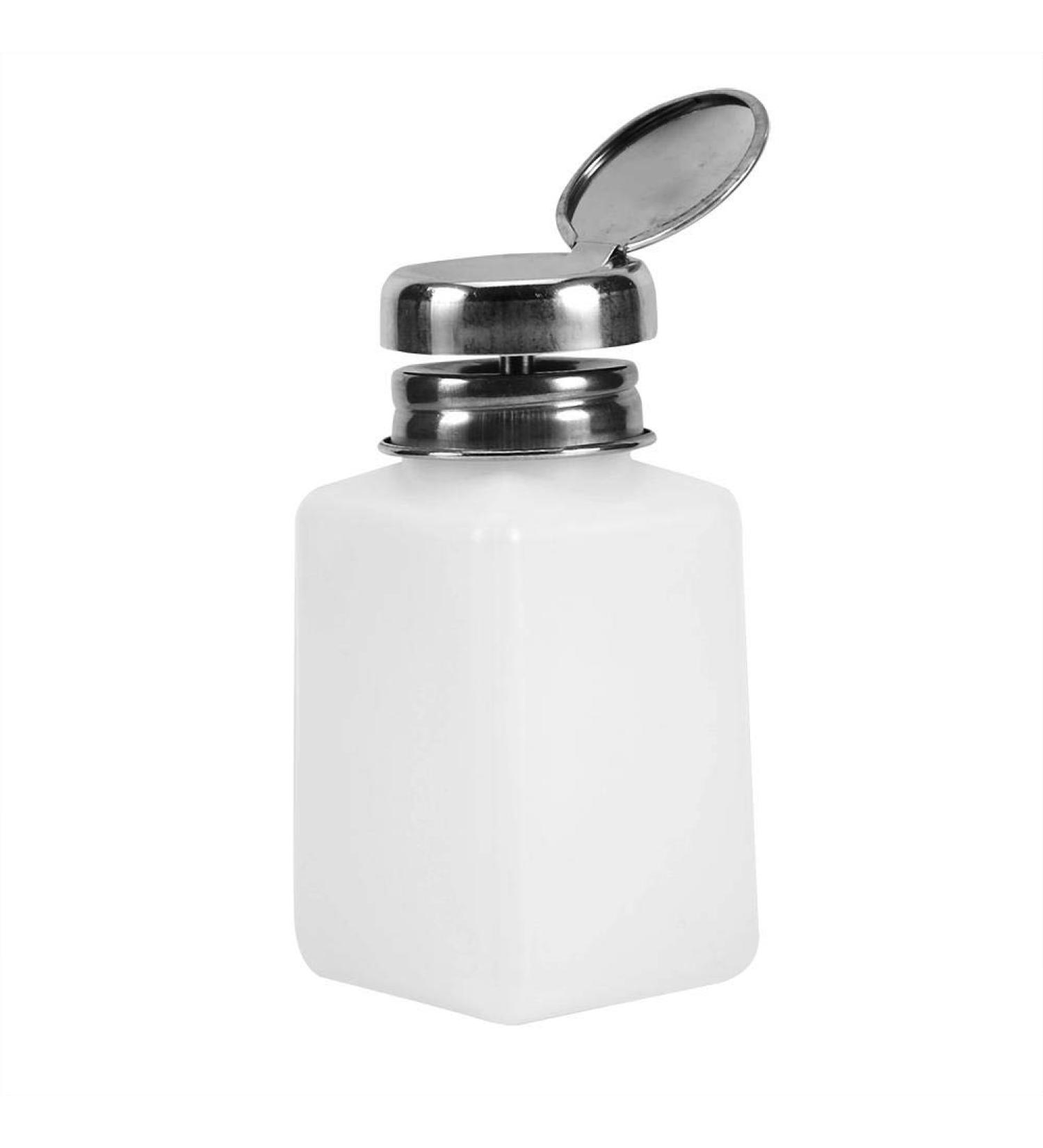200ML Pump Dispenser Makeup Cleanser Liquid Remover Empty Nail Bottle for Nail Art - Buy Online on GoSupps.com