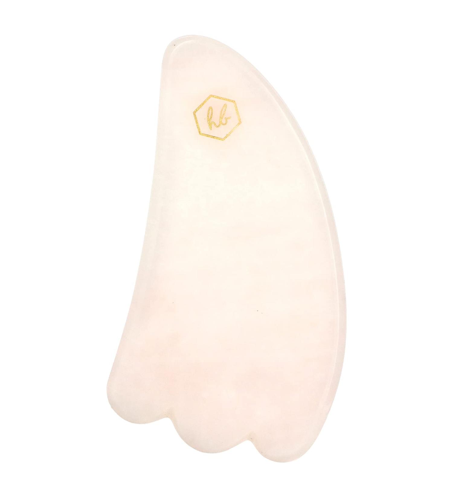 Buy Honey Belle Rose Quartz Gua Sha Tool for Natural Facial Lifting | 1 Tool - Buy Online on GoSupps.com