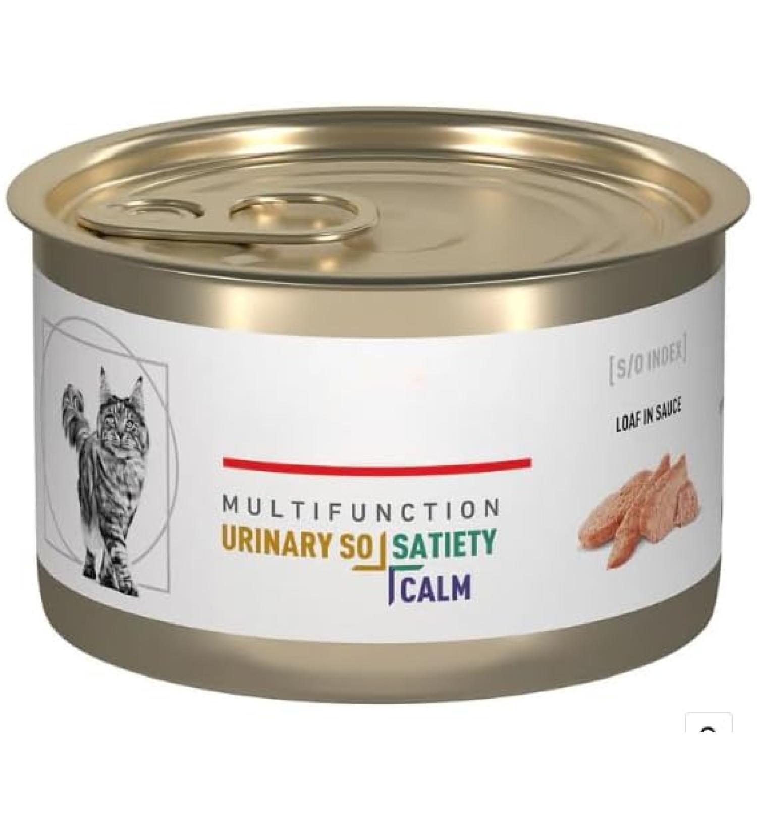 Royal Canin Feline Urinary SO + Satiety + Calm Loaf in Sauce Canned Cat Food, 5.8 oz