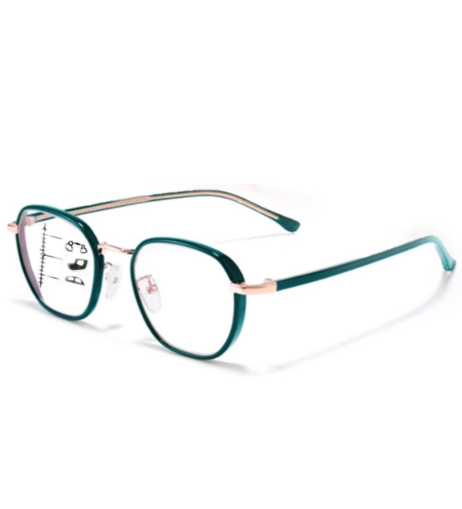 Nilza Reading Gates: Progressive 2.0x Visual Aid Glasses for Women - UV Protection & Blue Light Filter - Buy Online on GoSupps.com