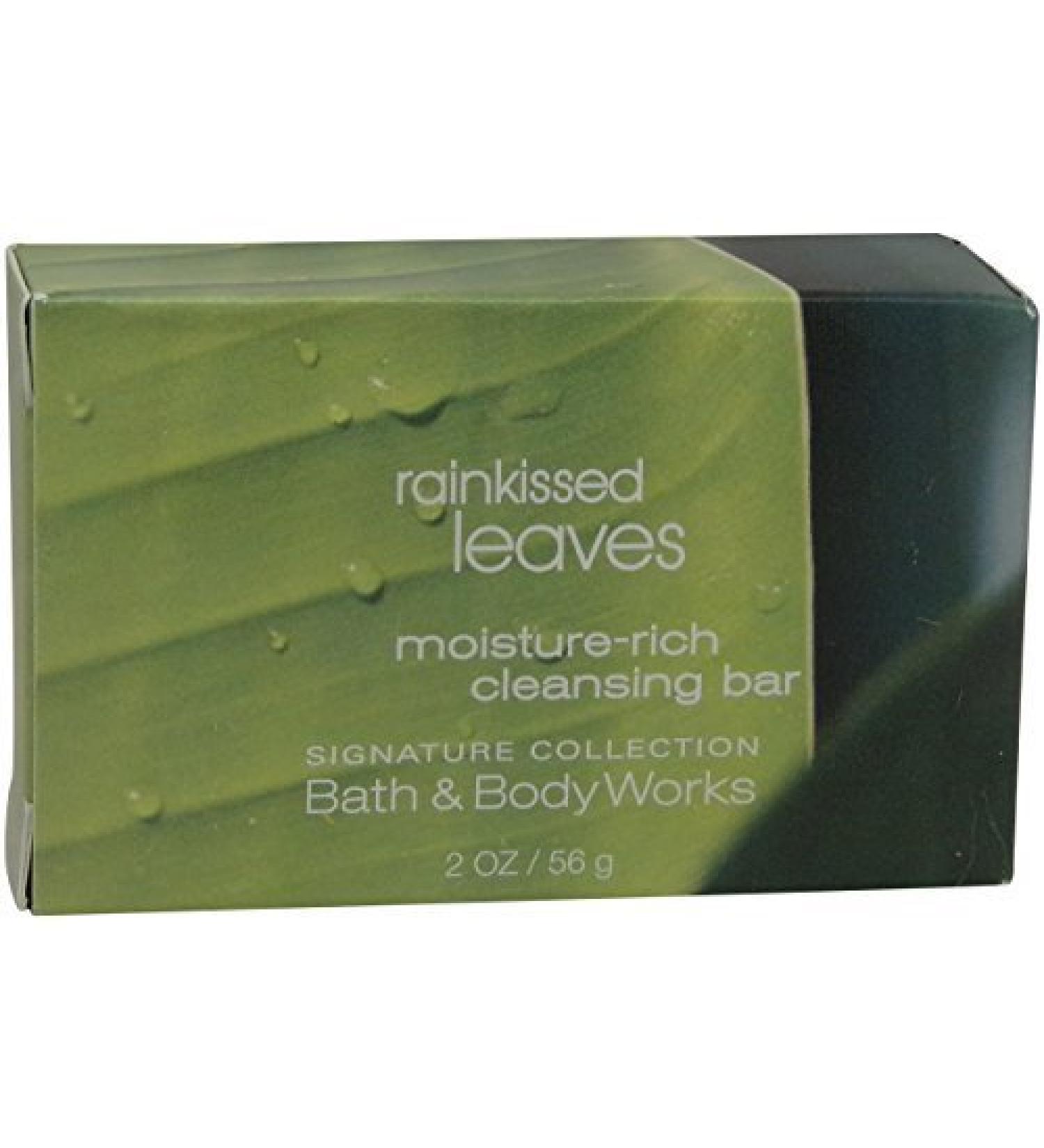 Bath & Body Works Rainkissed Leaves Soap Lot of 16 2 Ounce Bars - 32 Ounces Total