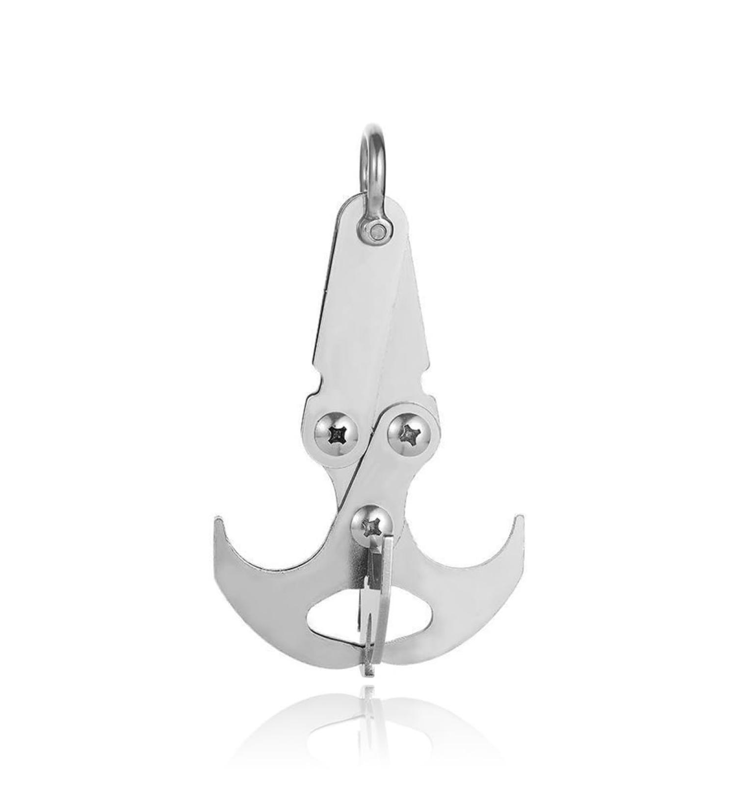NHPY Climbing Hooks - Foldable Grappling Hook & Carabiner for Outdoor Climbing Survival Gear and Ropes - Buy Online on GoSupps.com