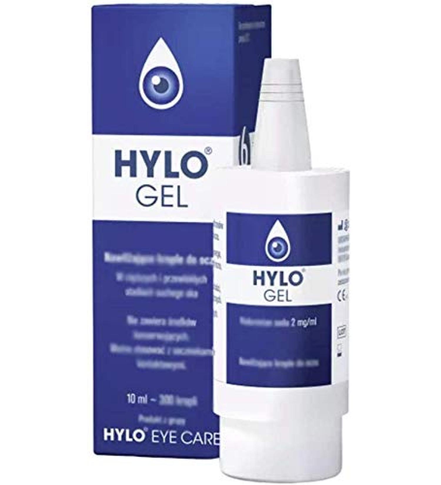 HYLO-GEL 30ml - Set of 3 x 10ml | Hyaluronic Acid Eye Drops - Buy Online on GoSupps.com