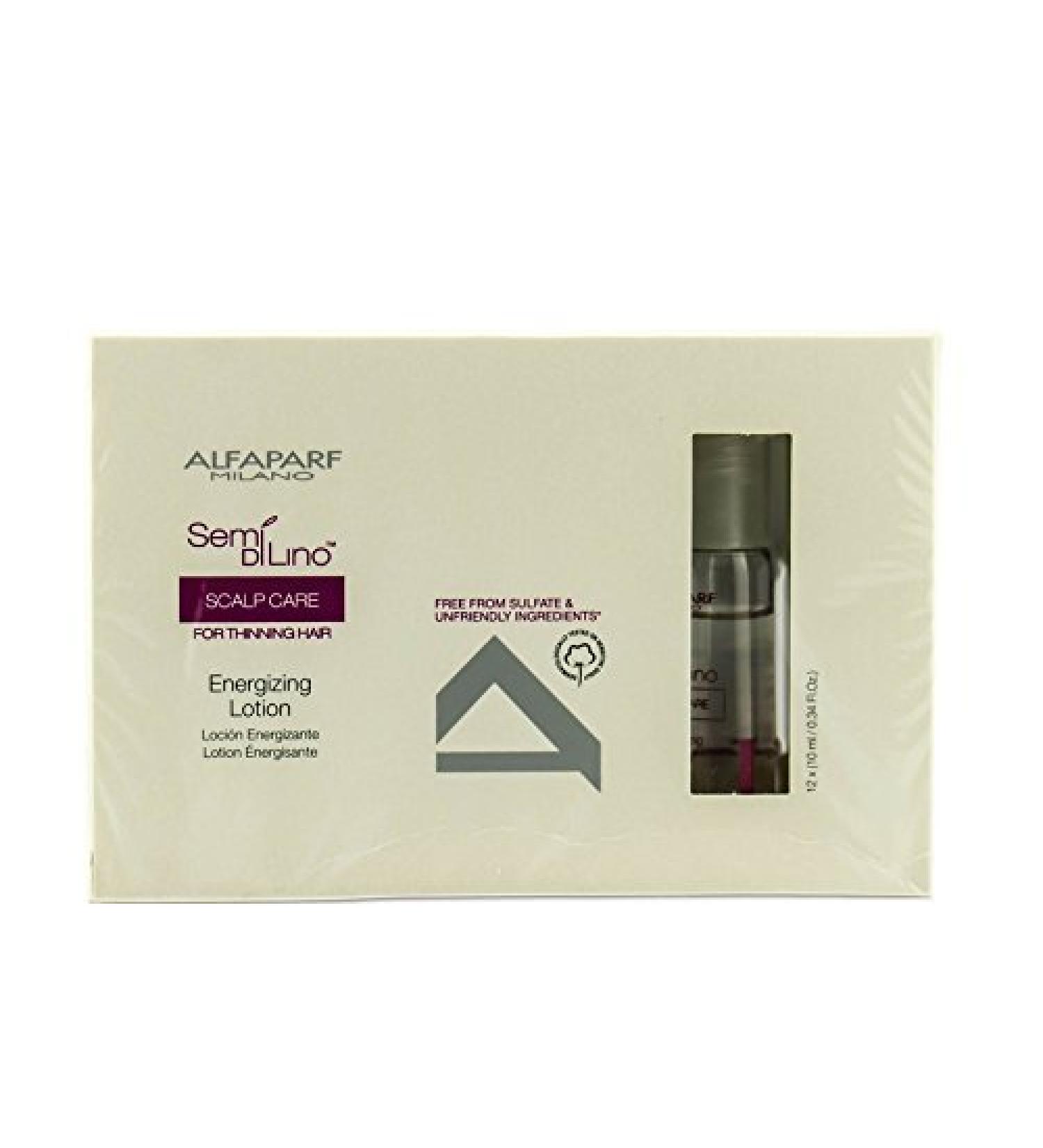 Alfaparf Semi Di Lino Scalp Care Energizing Lotion - 12x10ml /0.34 oz by Alfaparf Milano