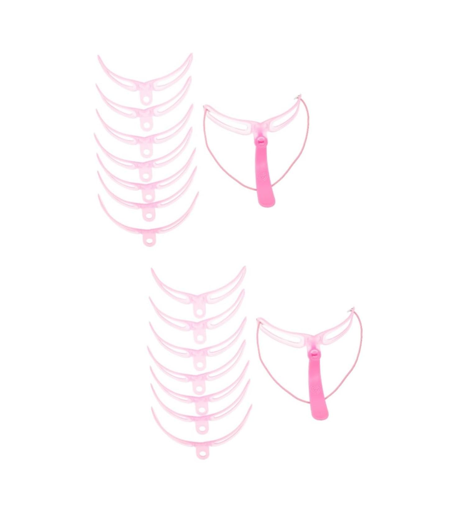 MAGICLULU Eyebrow Tools 6 Sets Eyebrow Aid Reusable Eyebrow Stencil Eyebrow Accessory Replaceable Eyebrow Stickers Travel 12X11X8CMx2pcs Pinkx2pcs - Buy Online on GoSupps.com