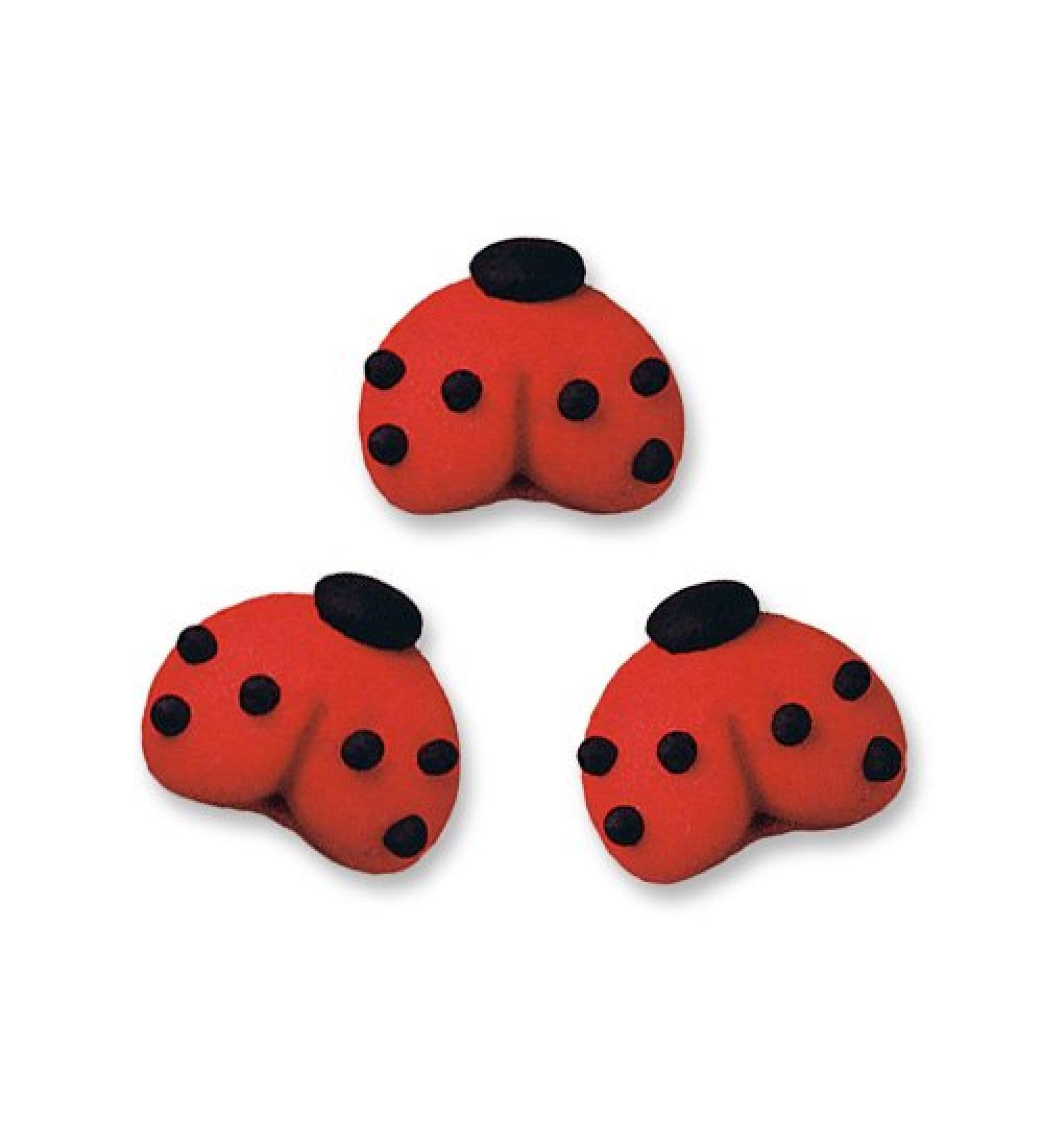 100 lucky beetles made of sugar big