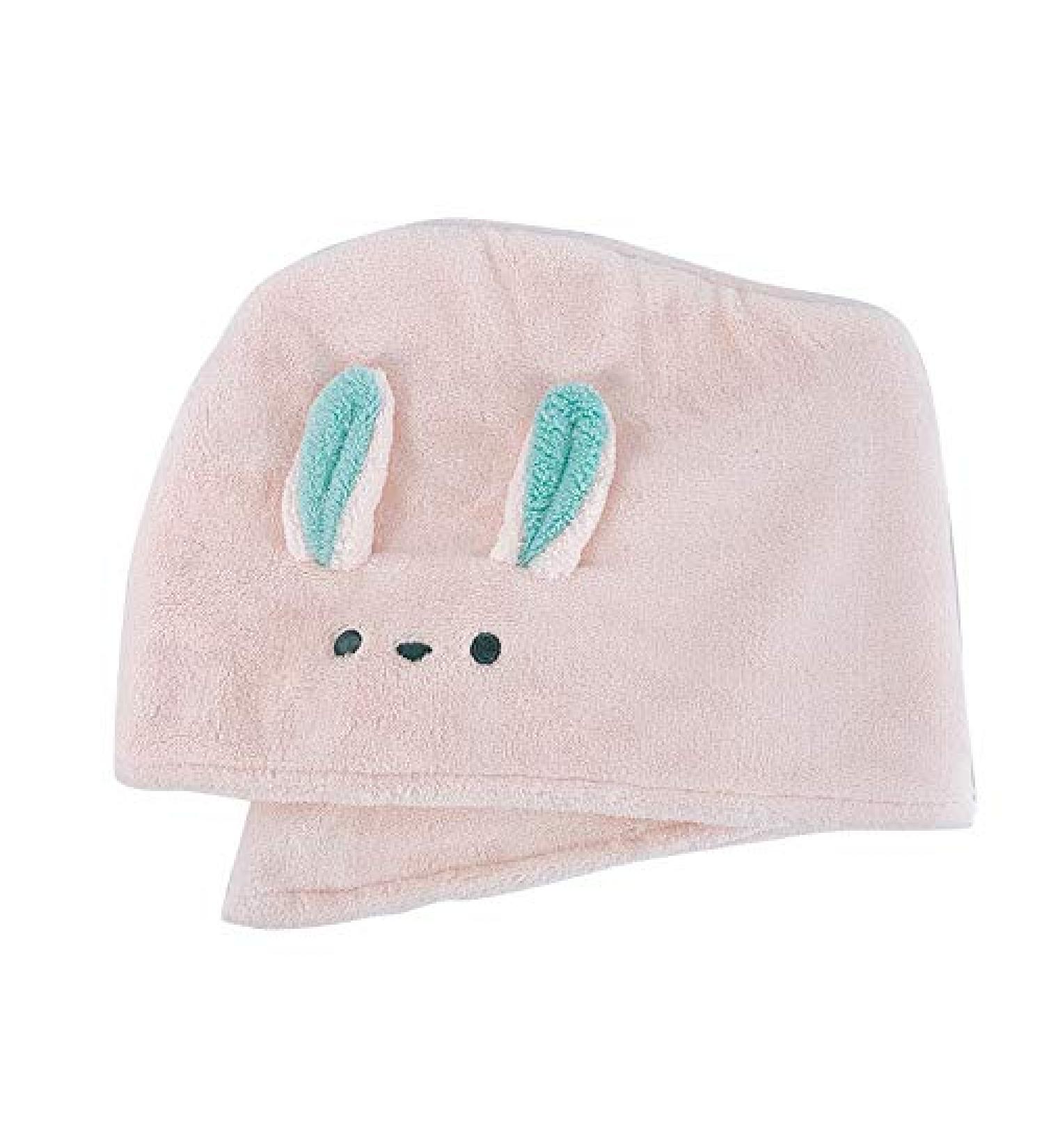 Original Magic Microfiber Hair Towel - Instant Drying Wrap for Curly Long & Thick Hair - Animal Look 24.9 x 65.2 cm - Rose Color - Buy Online on GoSupps.com