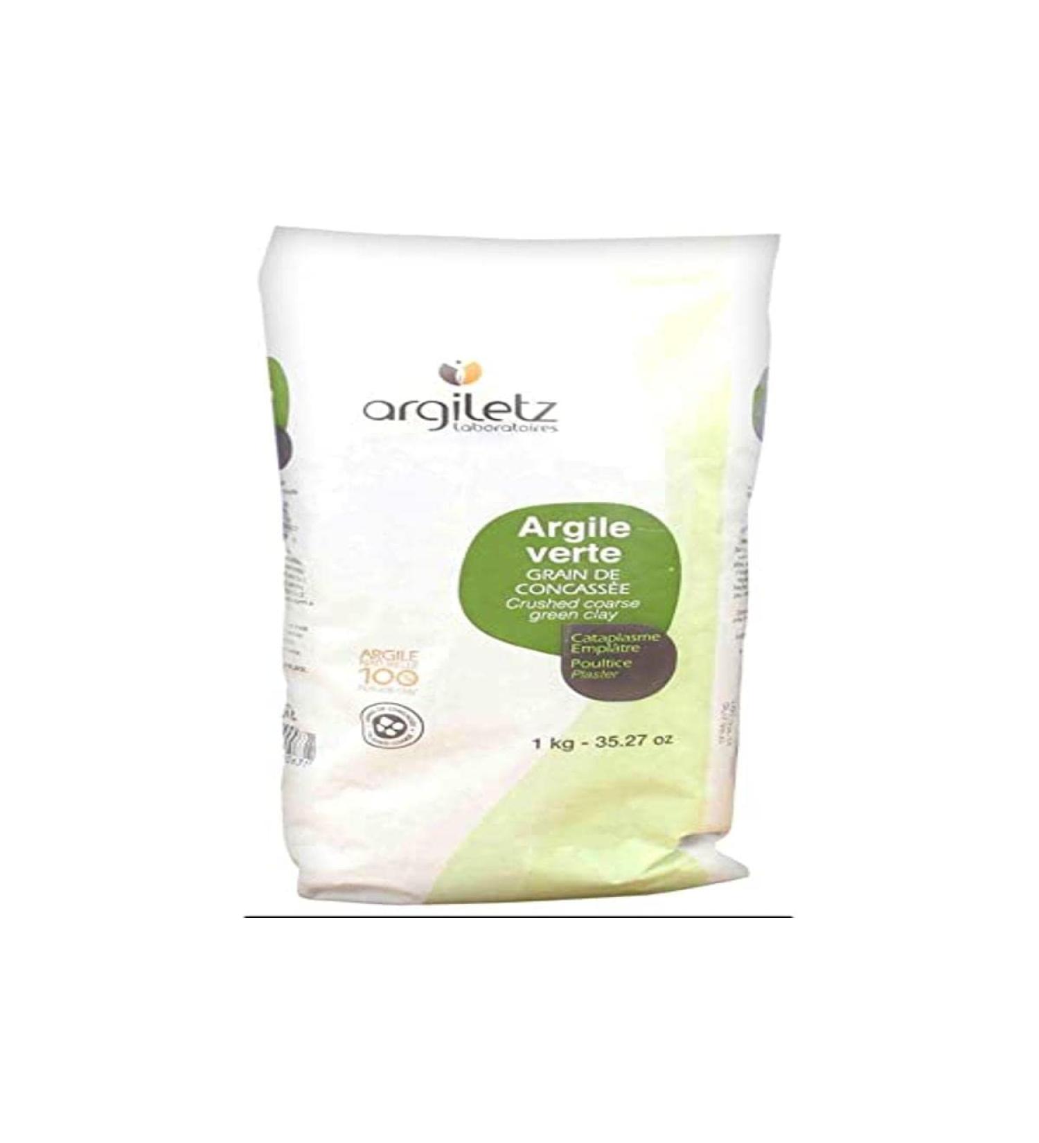 ARGILETZ Green clay with concass e grains - 1 kg