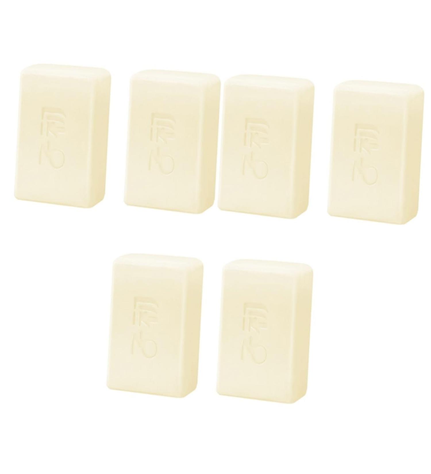 Vaguelly 6 Pcs Infant Laundry Soap - Solid Cleaning Soap for Clothes | Eco-Friendly Laundry Washing Soap - Pack of 1 - Buy Online on GoSupps.com